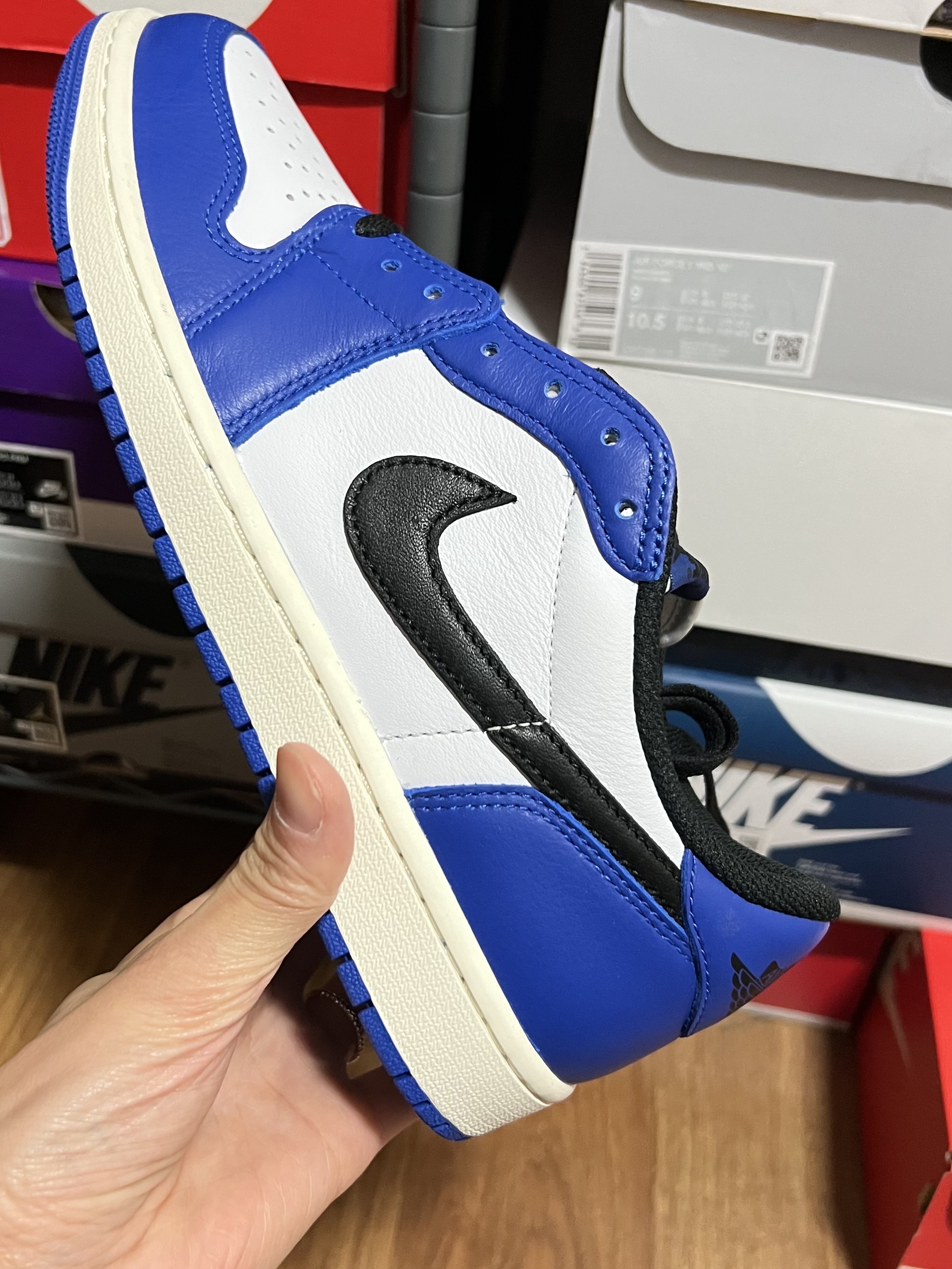 Jordan 1 Retro Low OG Game Royal 착용 스타일 - 1