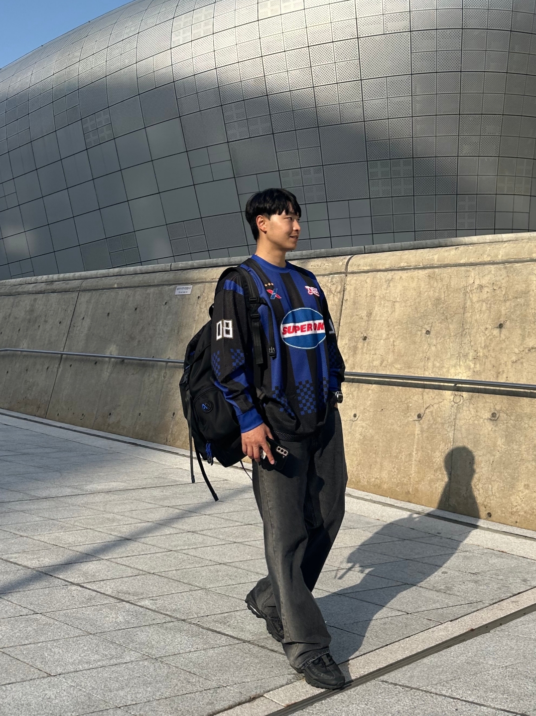 Nike Air Max 95 Hidden Reflective, Ader Error x Zara Backpack Black 착용 스타일 - 1