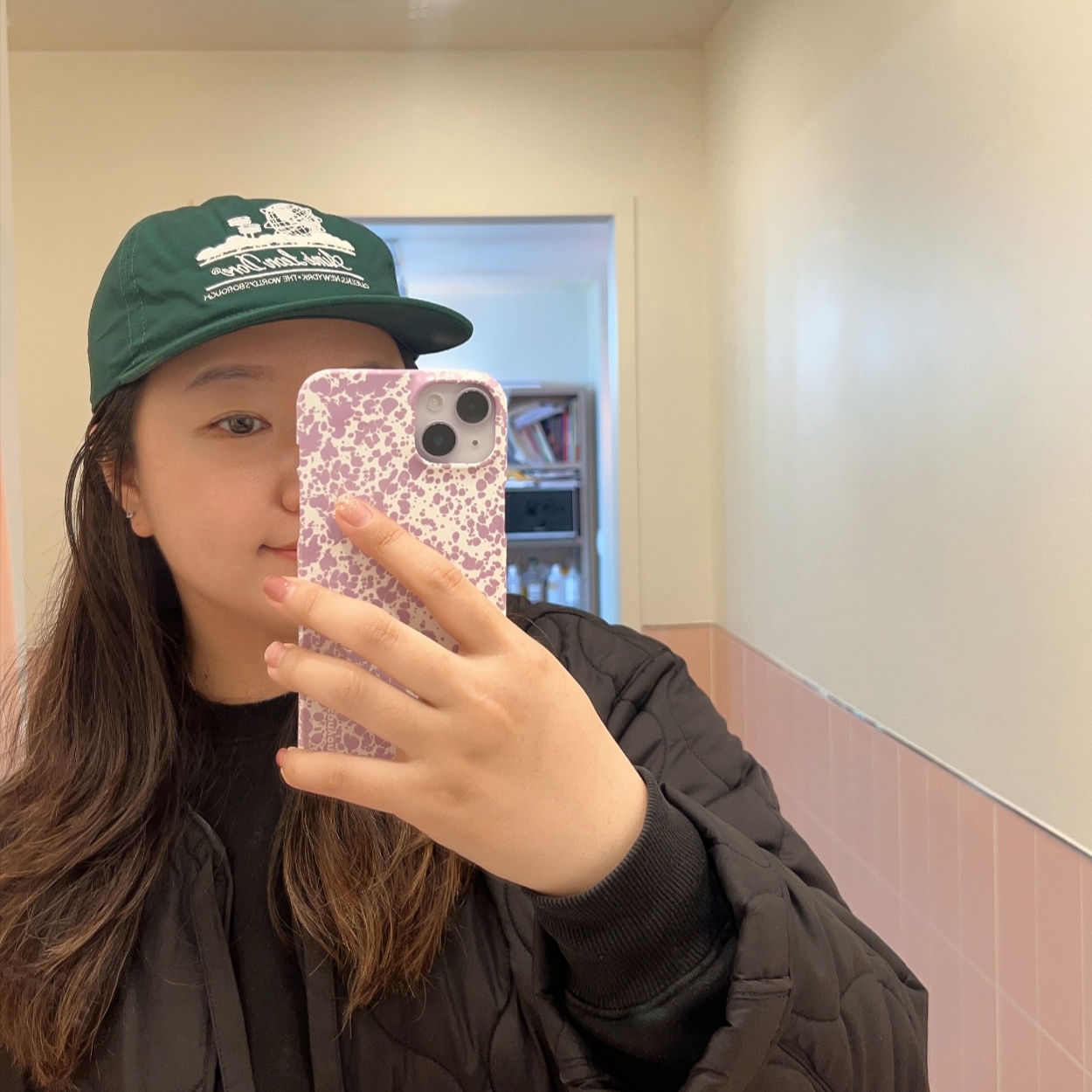 Aime Leon Dore Unisphere Hat Botanical Green 착용 스타일
