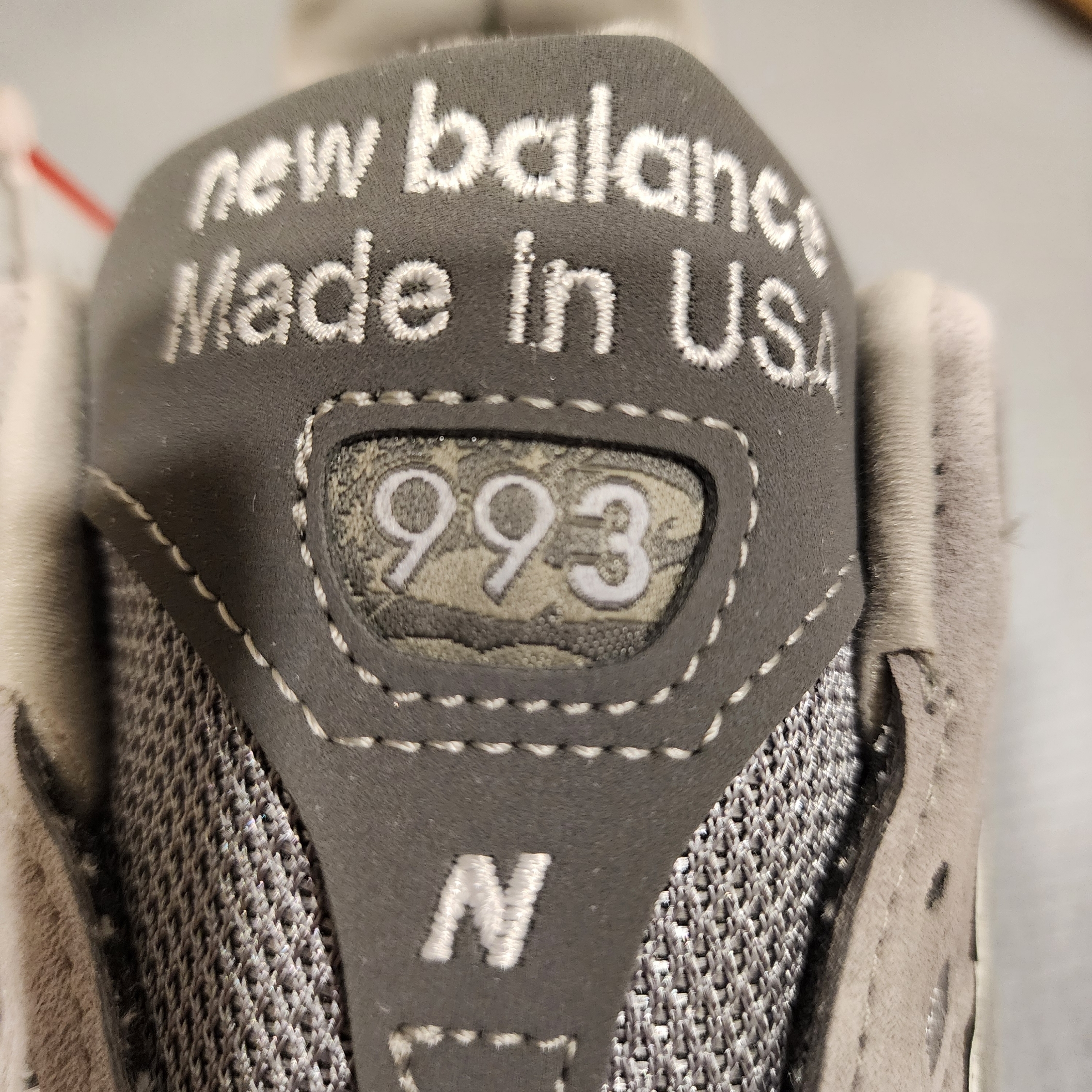 New Balance 993 Made in USA Grey - D Standard 착용 스타일 - 2