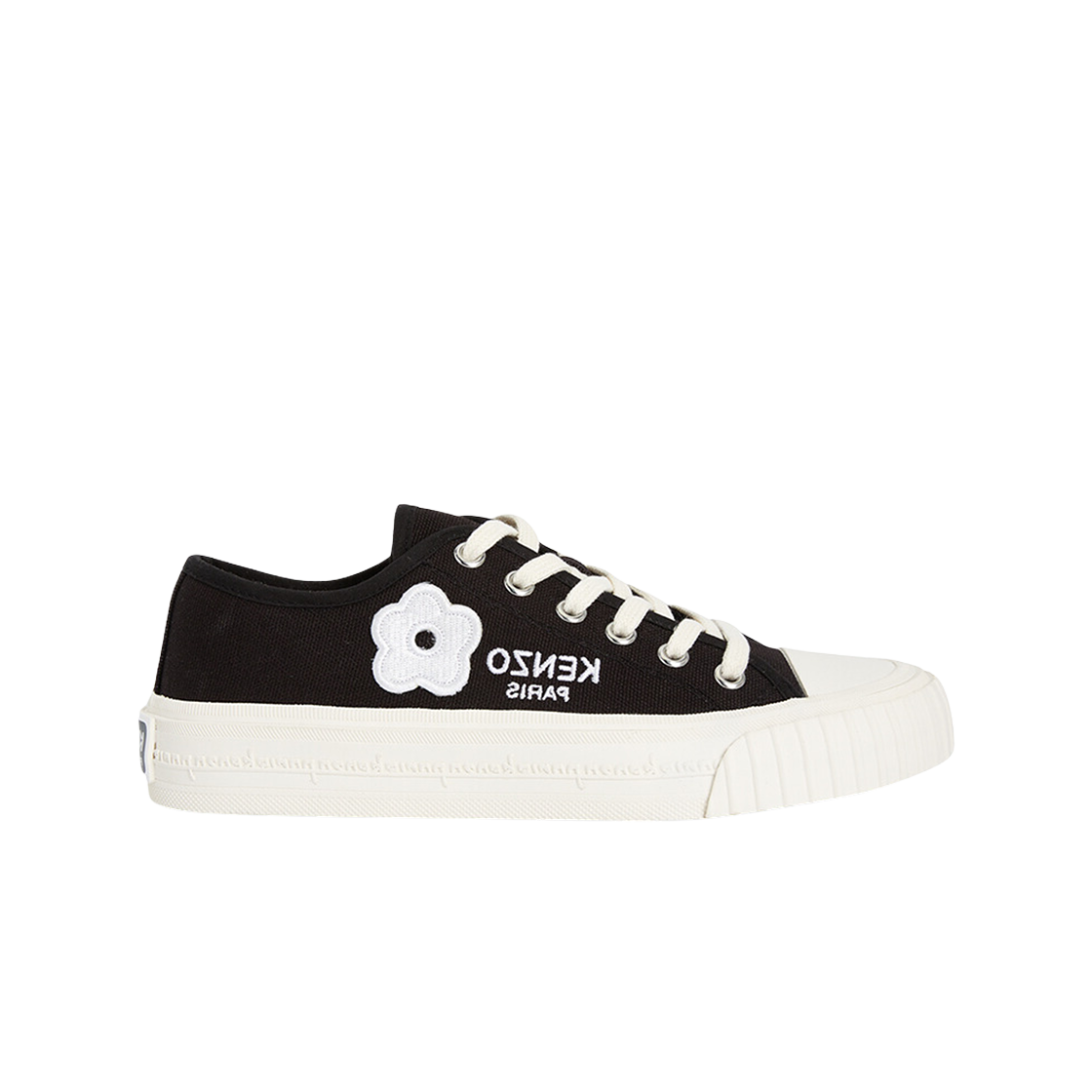 (W) 겐조 폭시 캔버스 스니커즈 블랙((W) Kenzo Foxy Canvas Sneakers Black)