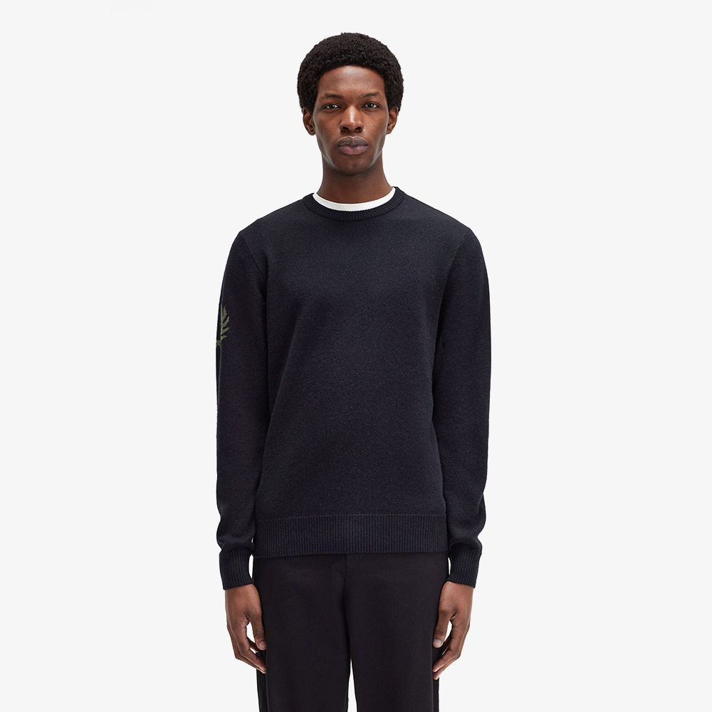 프레드페리 로렐 리스 니트 블랙(Fred Perry Laurel Wreath Knit Black) - 2