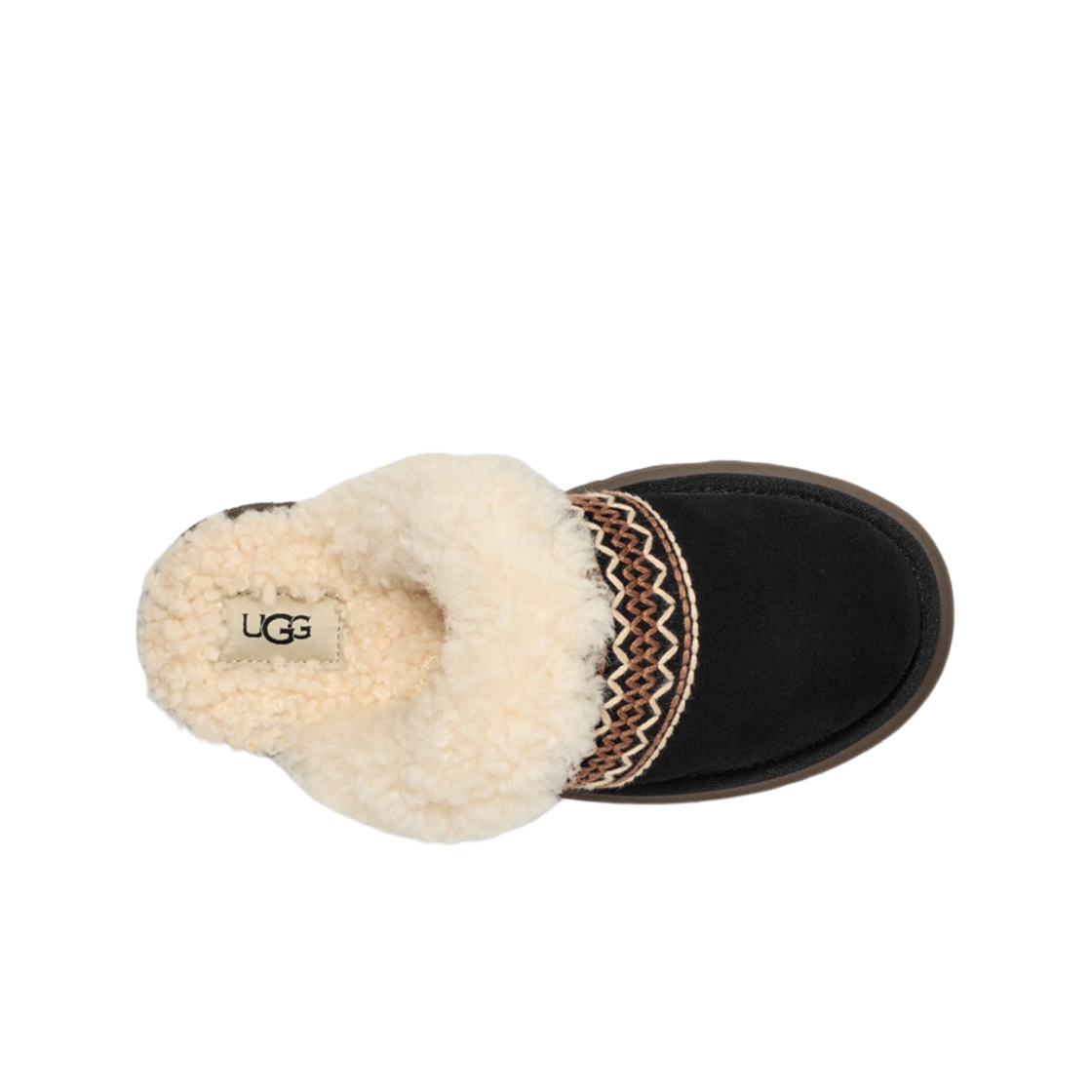 (W) 어그 디스케트 애더슨 슬리퍼 블랙((W) UGG Disquette Atherson Slipper Black) - 2