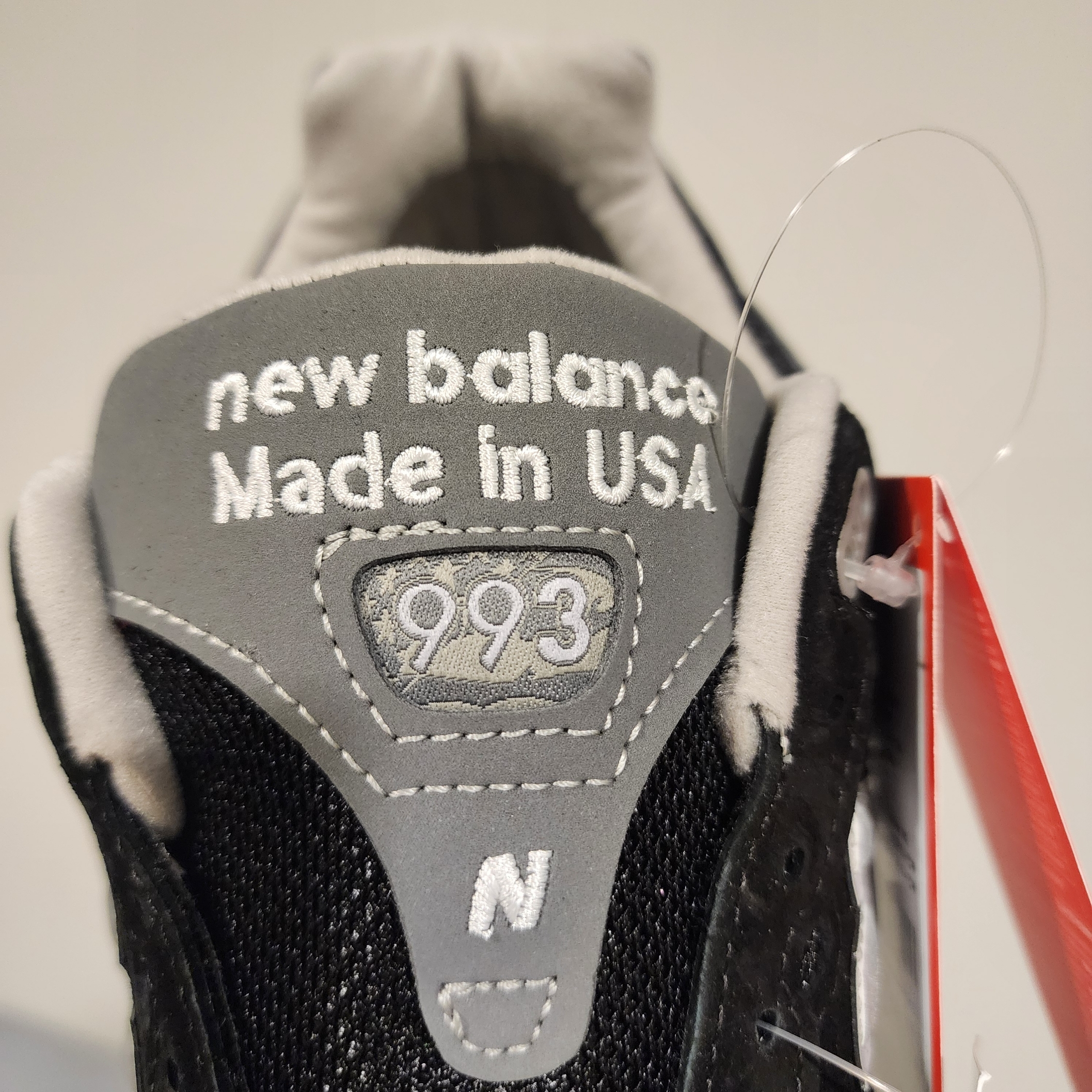 New Balance 993 Made in USA Black - D Standard 착용 스타일 - 3