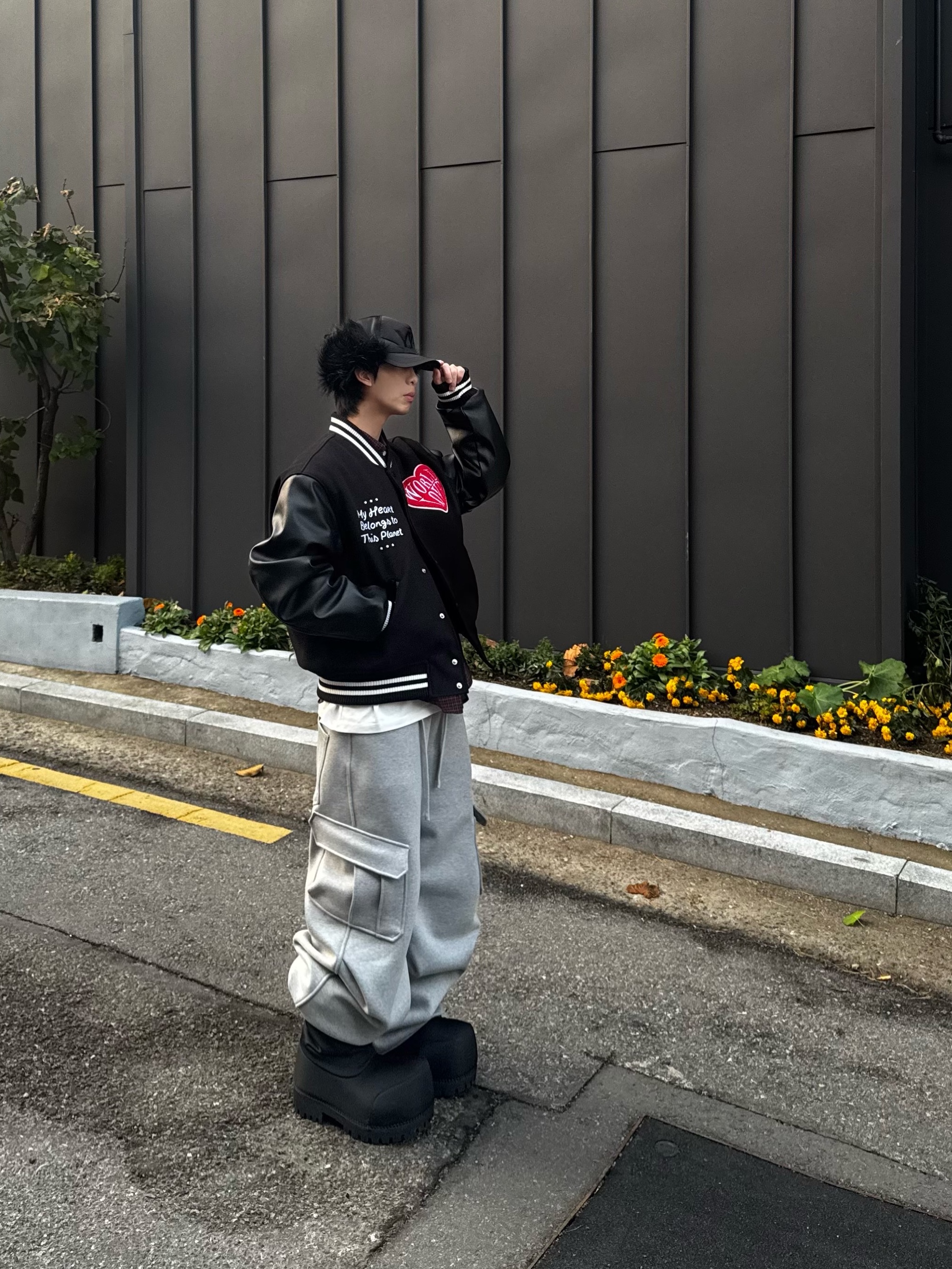 Open Yy Faux Fur Earflap Cap Black, Balenciaga Skiwear Alaska Nylon Low Boot Black 착용 스타일 - 4