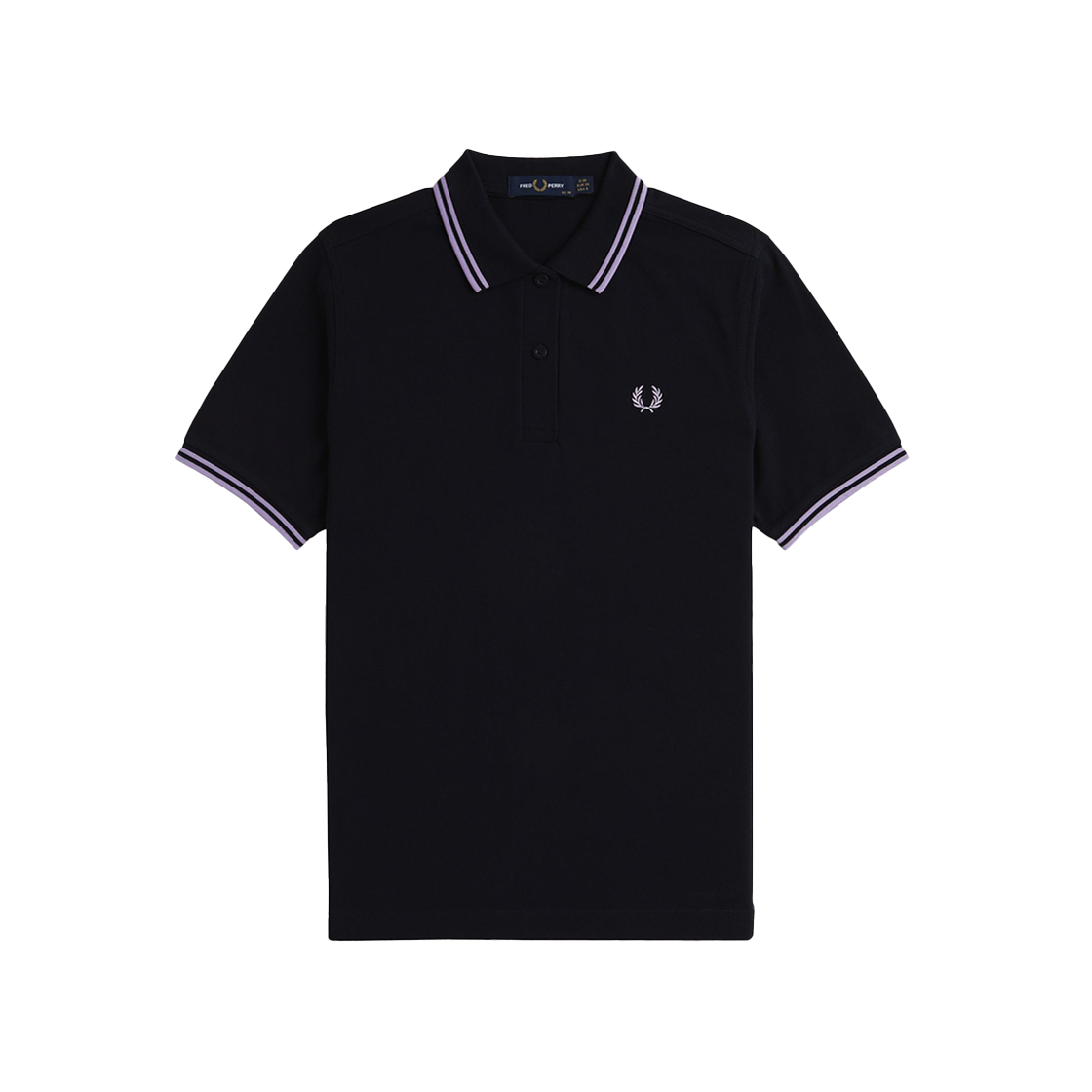 AFPF2433600-X49 Fred Perry Womens Twin Tipped Fred Perry Shirt Navy