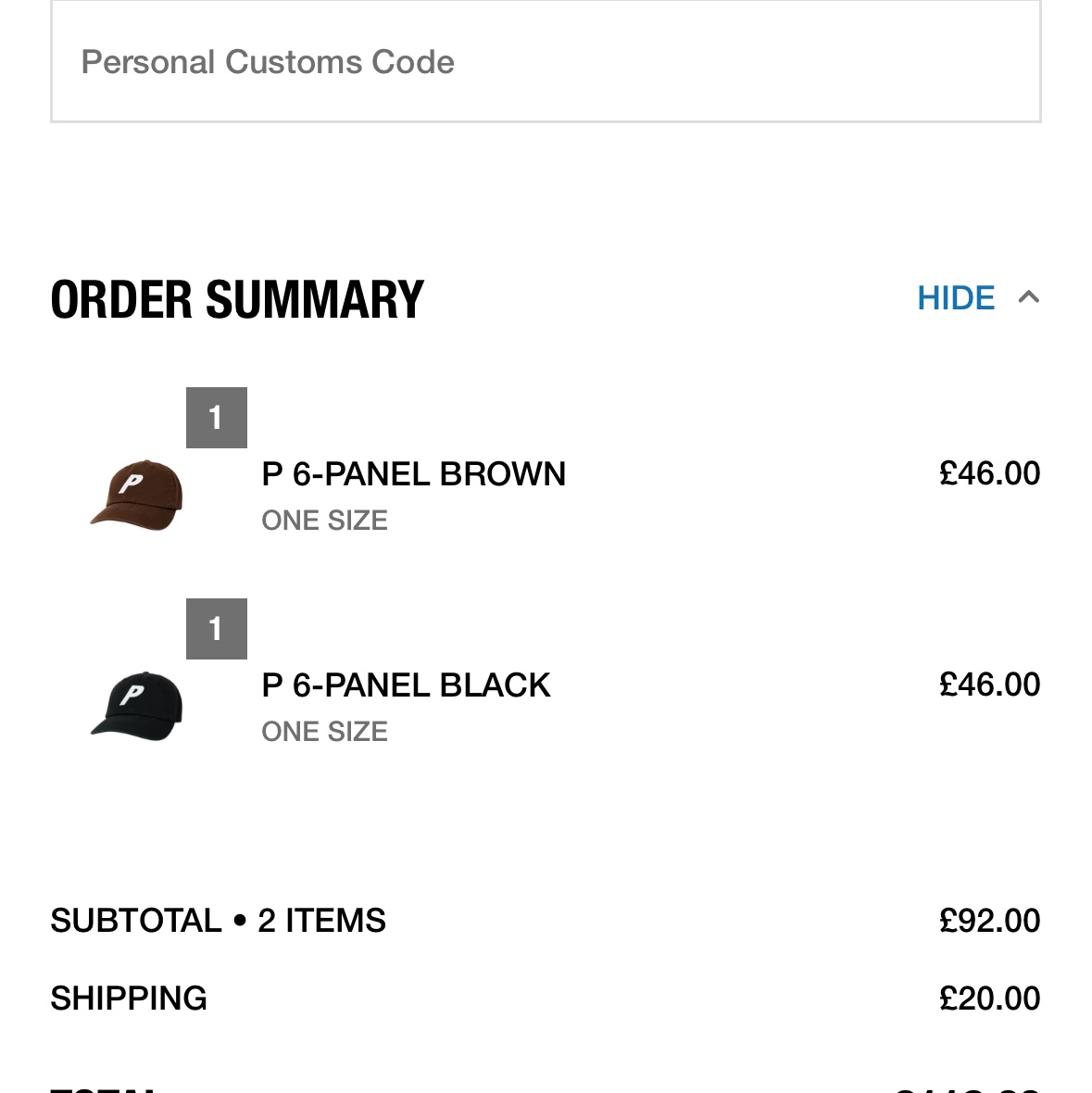 Palace P 6-Panel Black - 24FW, Palace P 6-Panel Brown - 24FW 착용 스타일 - 1