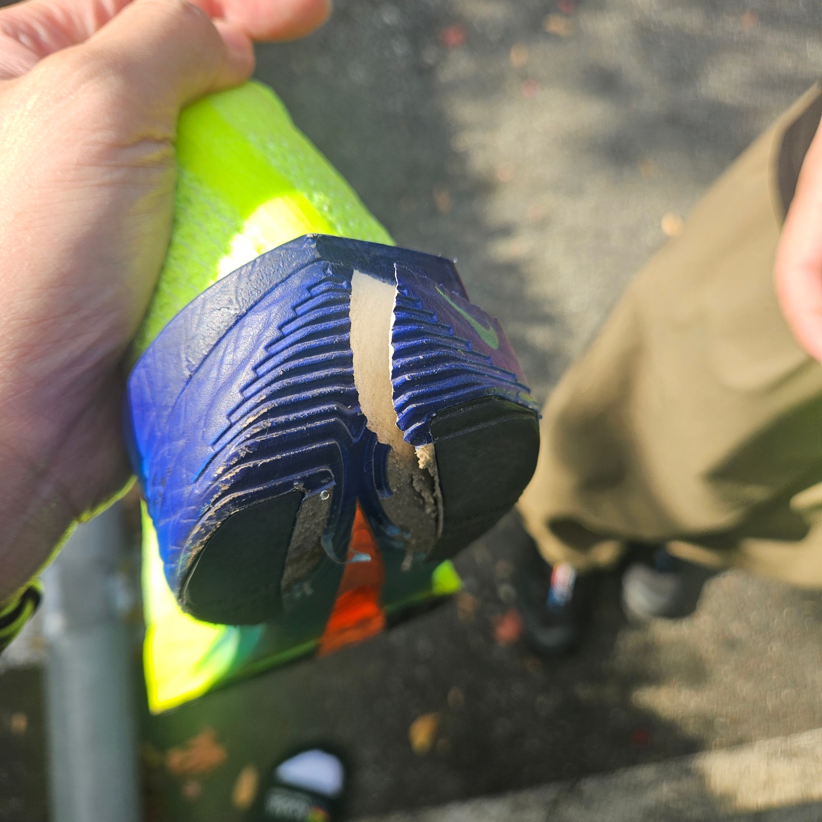 Nike ZoomX Vaporfly Next% 3 Volt Scream Green 착용 스타일