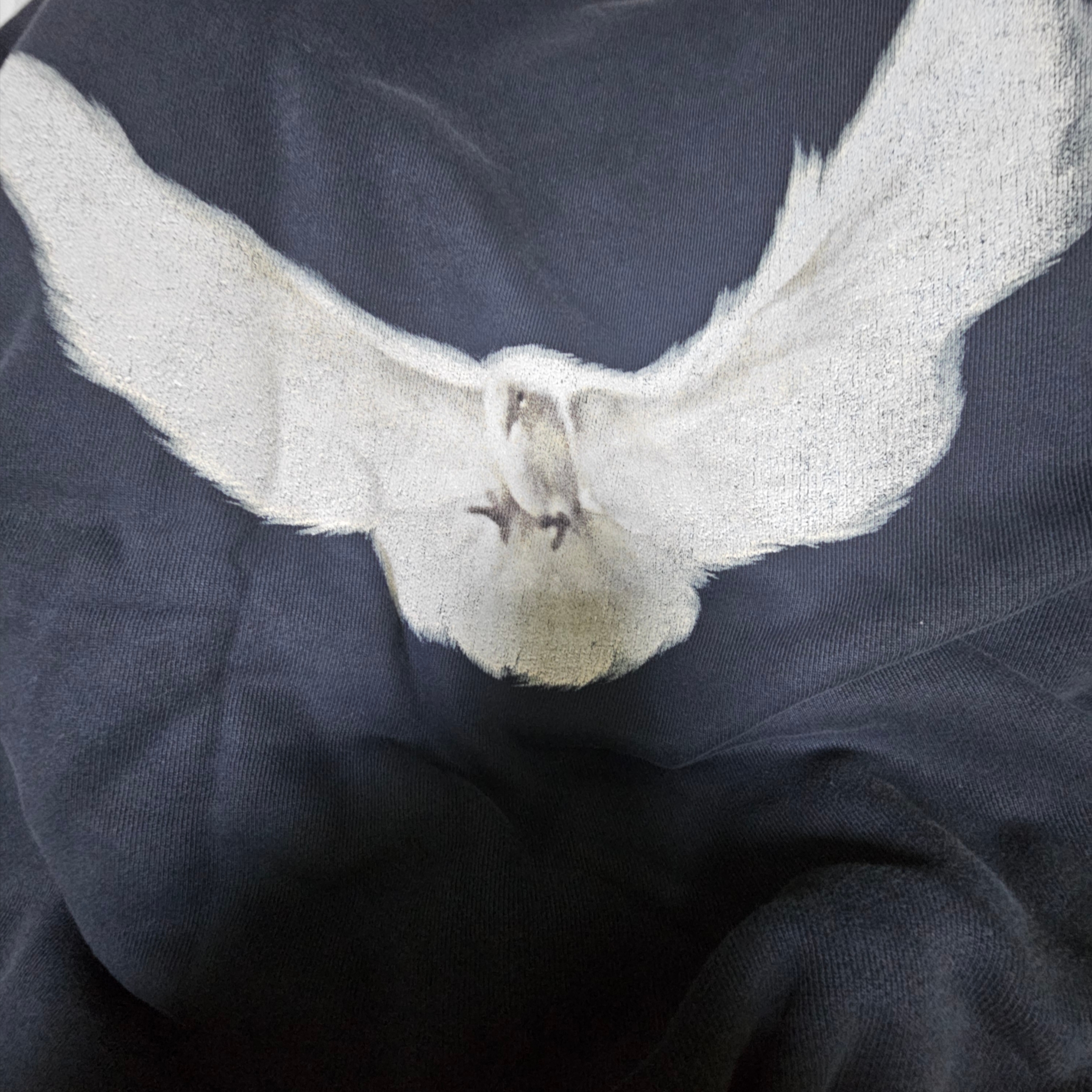Yeezy Gap Engineered By Balenciaga Dove Hoodie Washed Black 착용 스타일