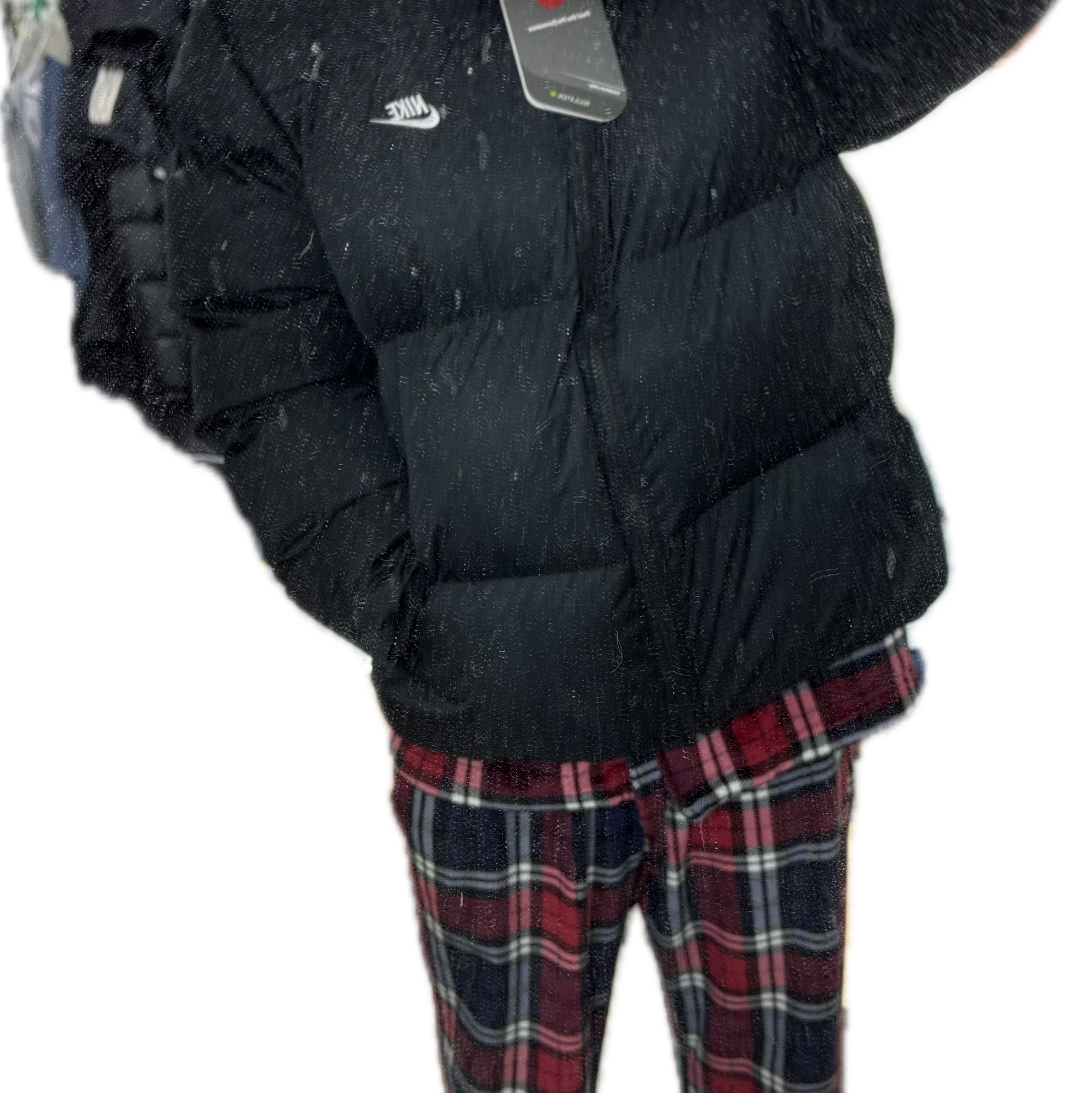 Nike NSW Puffer Jacket Black - Asia 착용 스타일