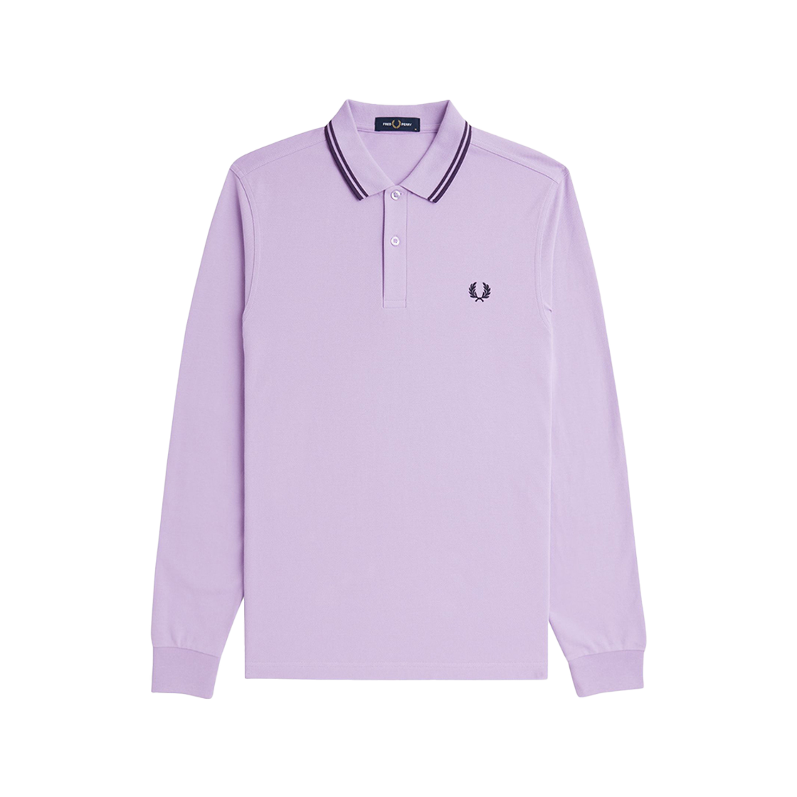 AFPM2433636-W51 Fred Perry Long Sleeve Twin Tipped Fred Perry Shirt Ultra Violet