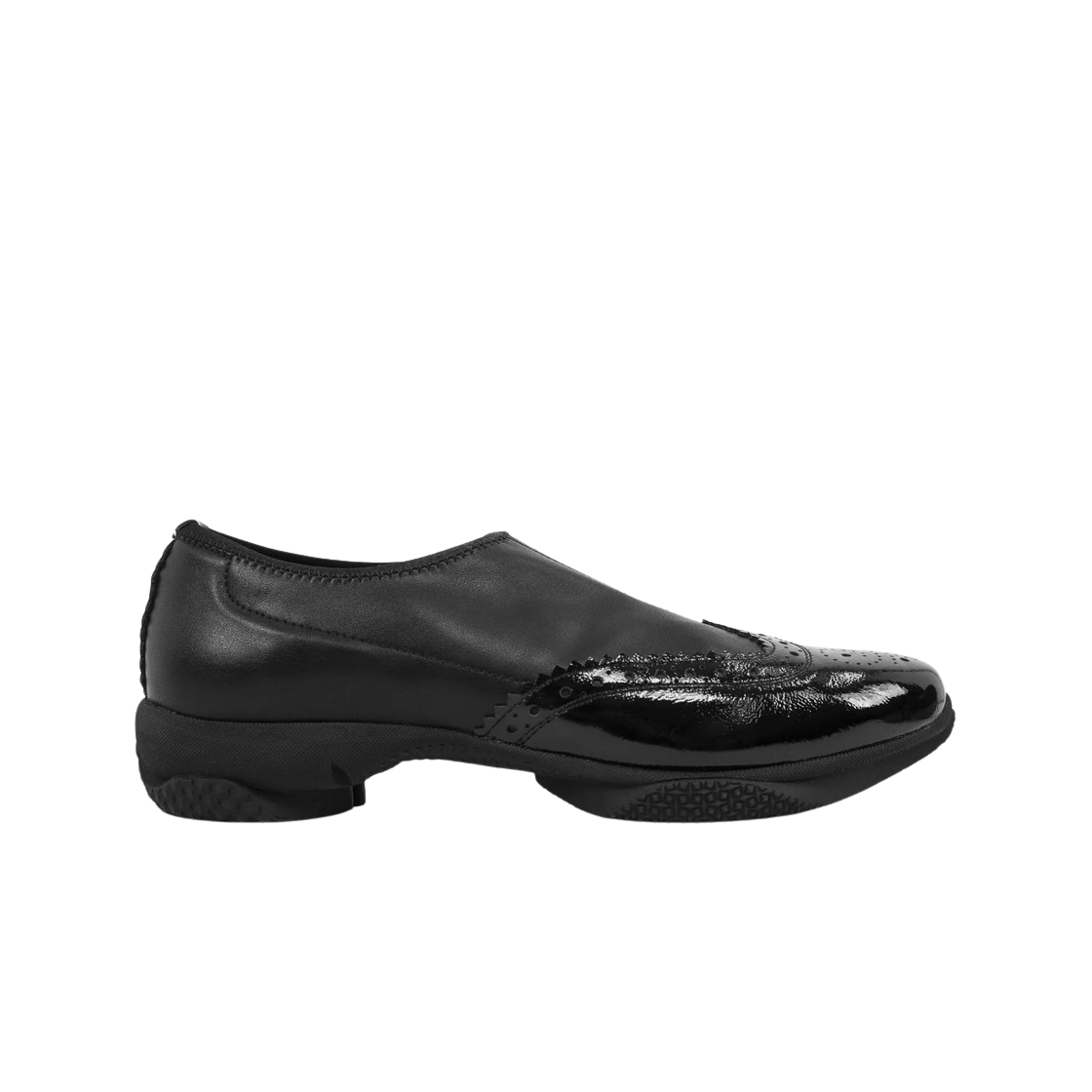 (W) 키코 코스타디노브 소니아 슬립온 브로그 오닉스 블랙 피치 블랙((W) Kiko Kostadinov Sonia Slip On Brogue Onyx Black Pitch Black)
