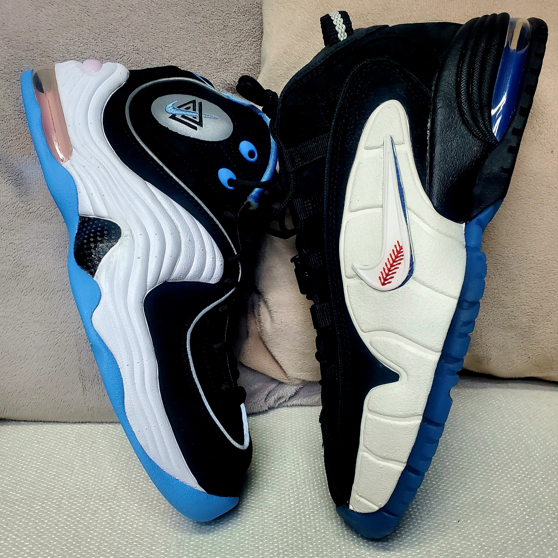 Nike x Social Status Air Max Penny 1 Recess Black, Nike x Social Status Air Penny II Black 착용 스타일 - 4