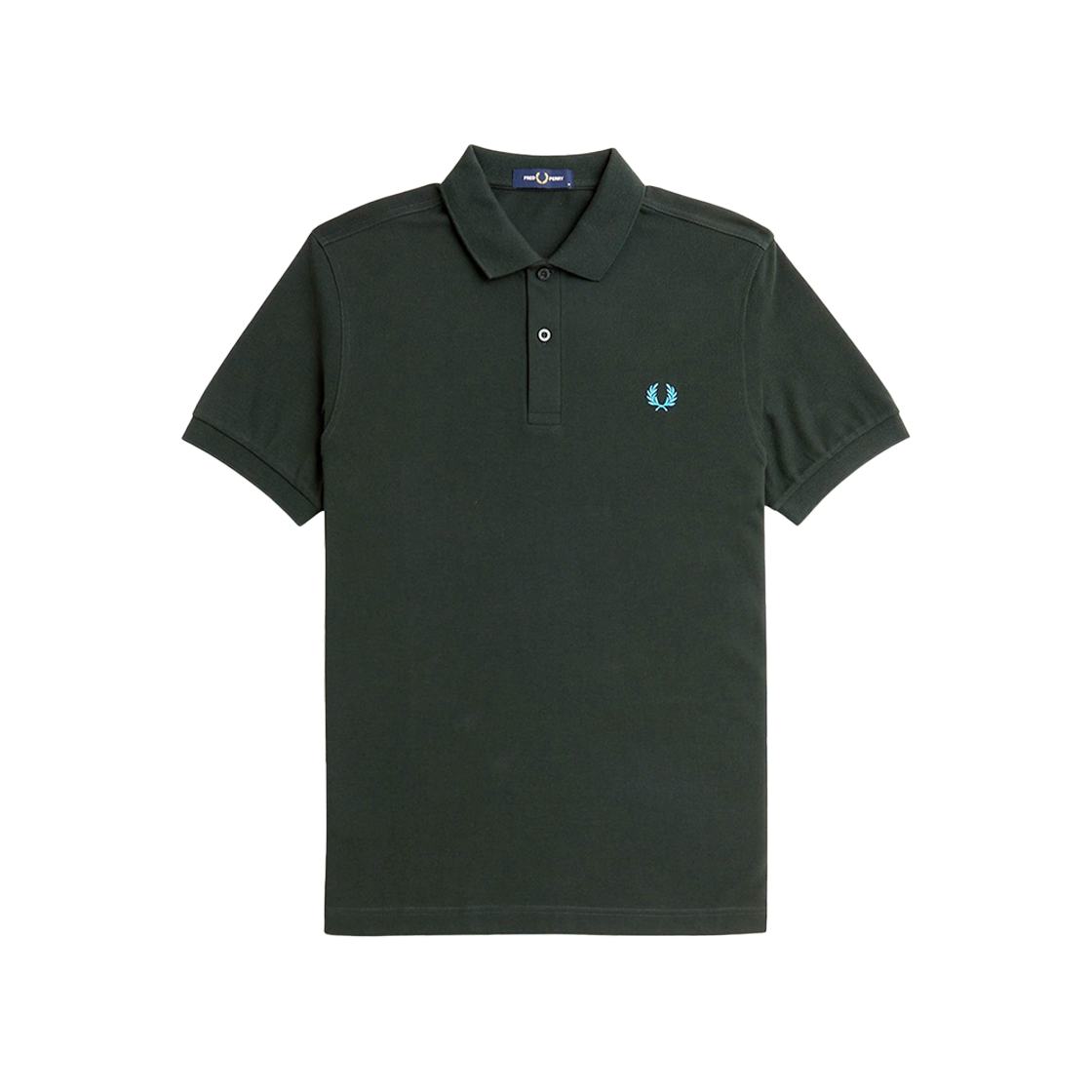 AFPM2436000-W64 Fred Perry Plain Fred Perry Shirt Night Green