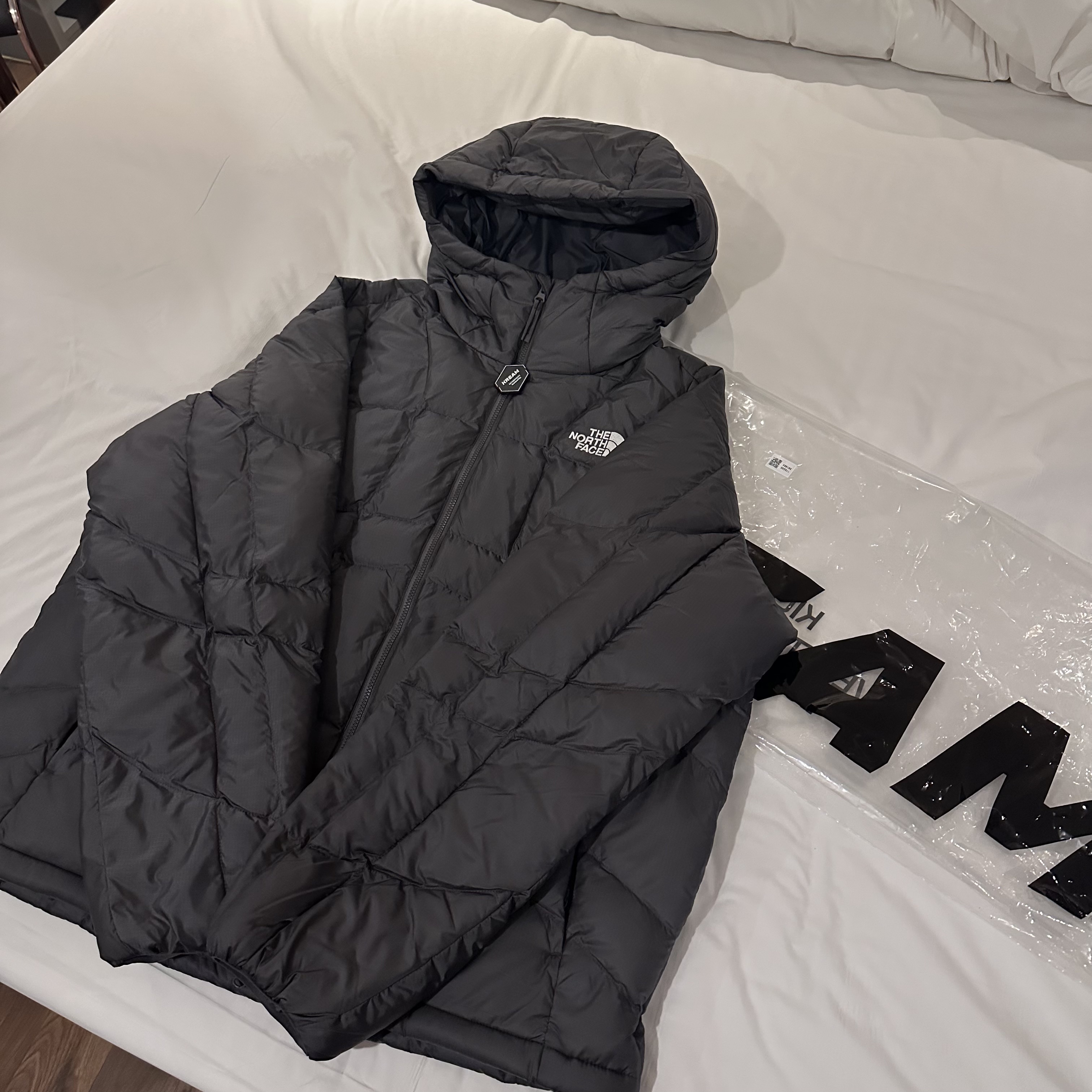 The North Face White Label Wave LT On Ball Jacket Gray 착용 스타일 - 1