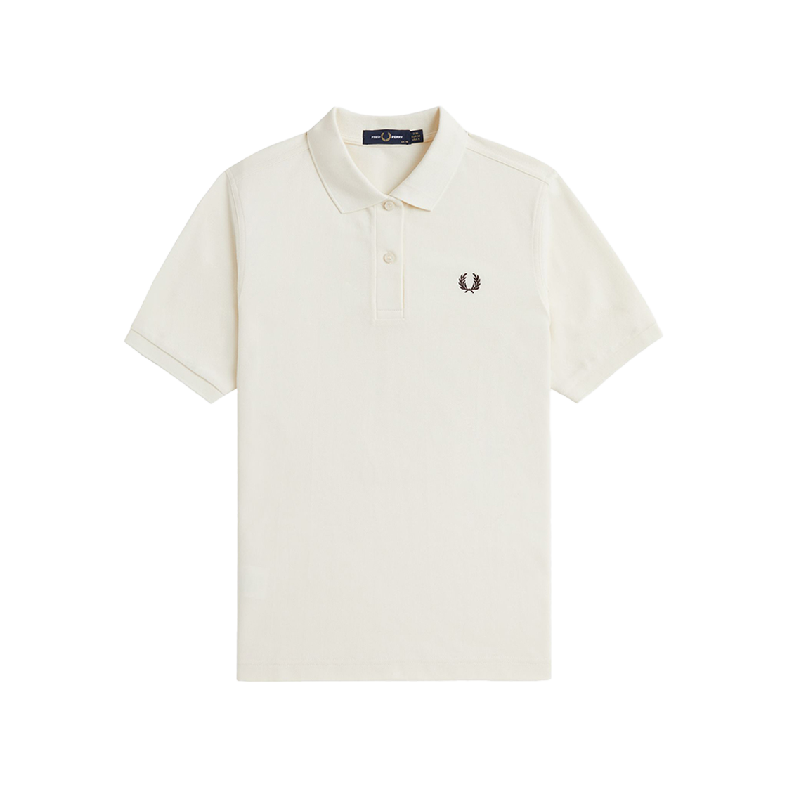 AFPF2436000-V13 Fred Perry Womens Plain Fred Perry Shirt Ecru