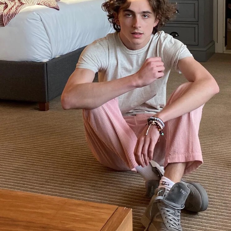 Stussy Corduroy Big OL' Jean Washed Pink 착용 스타일 - 1