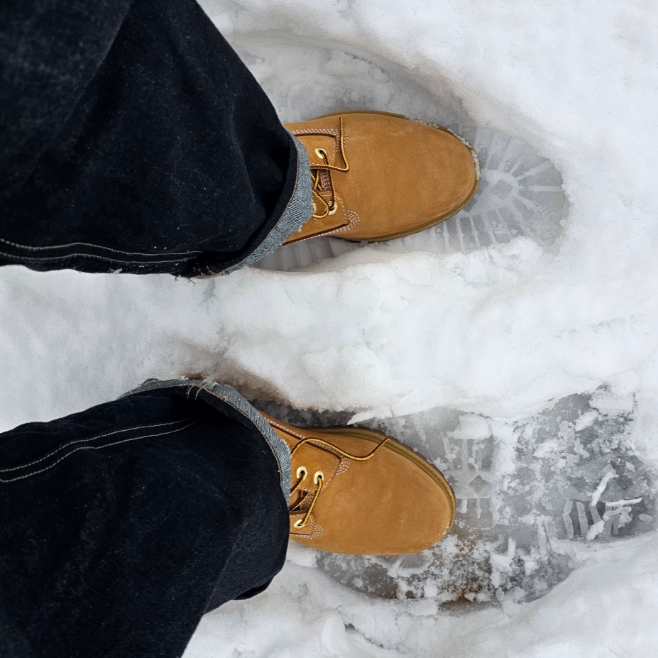 Timberland Premium 6 inch Waterproof Boot Wheat Nubuck - Wide 착용 스타일
