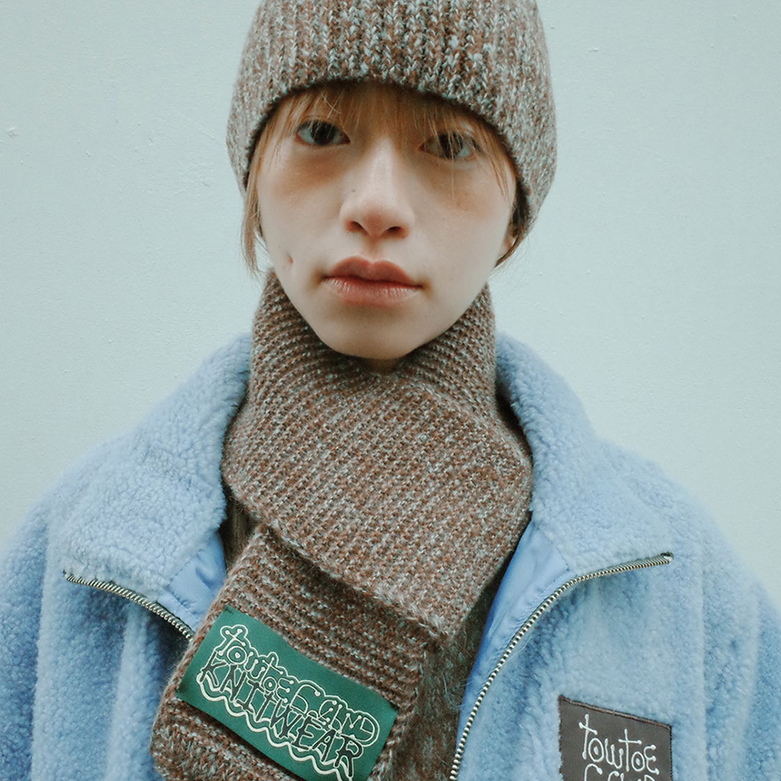 토우토우아카이브 코지 비니 브라운(TOWTOW.ARCHIVE Cozy Beanie Brown) - 3