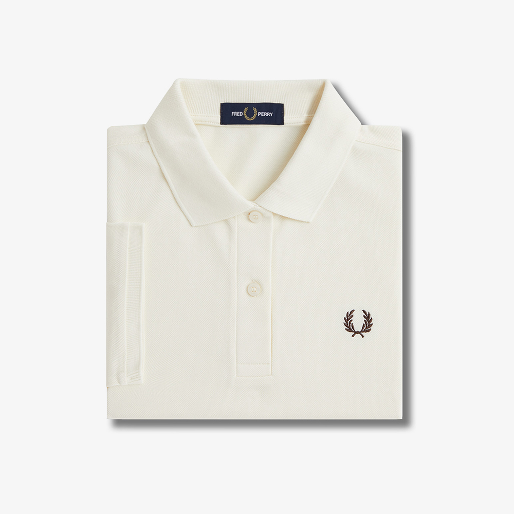 프레드페리 우먼 플레인 프레드페리 셔츠 에크루/캐링턴로드브릭(Fred Perry Womens Plain Fred Perry Shirt Ecru) - 6