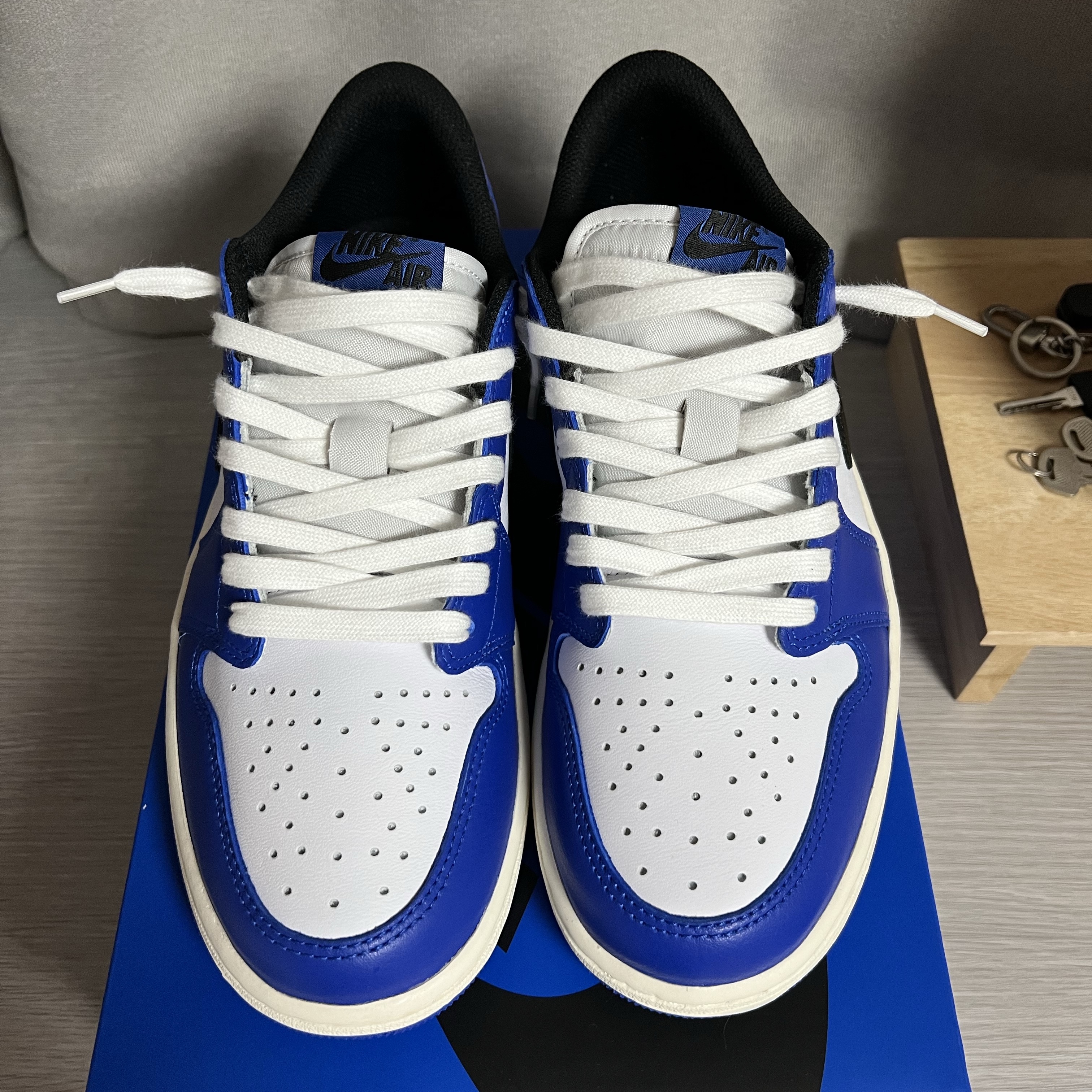 Jordan 1 Retro Low OG Game Royal 착용 스타일 - 2