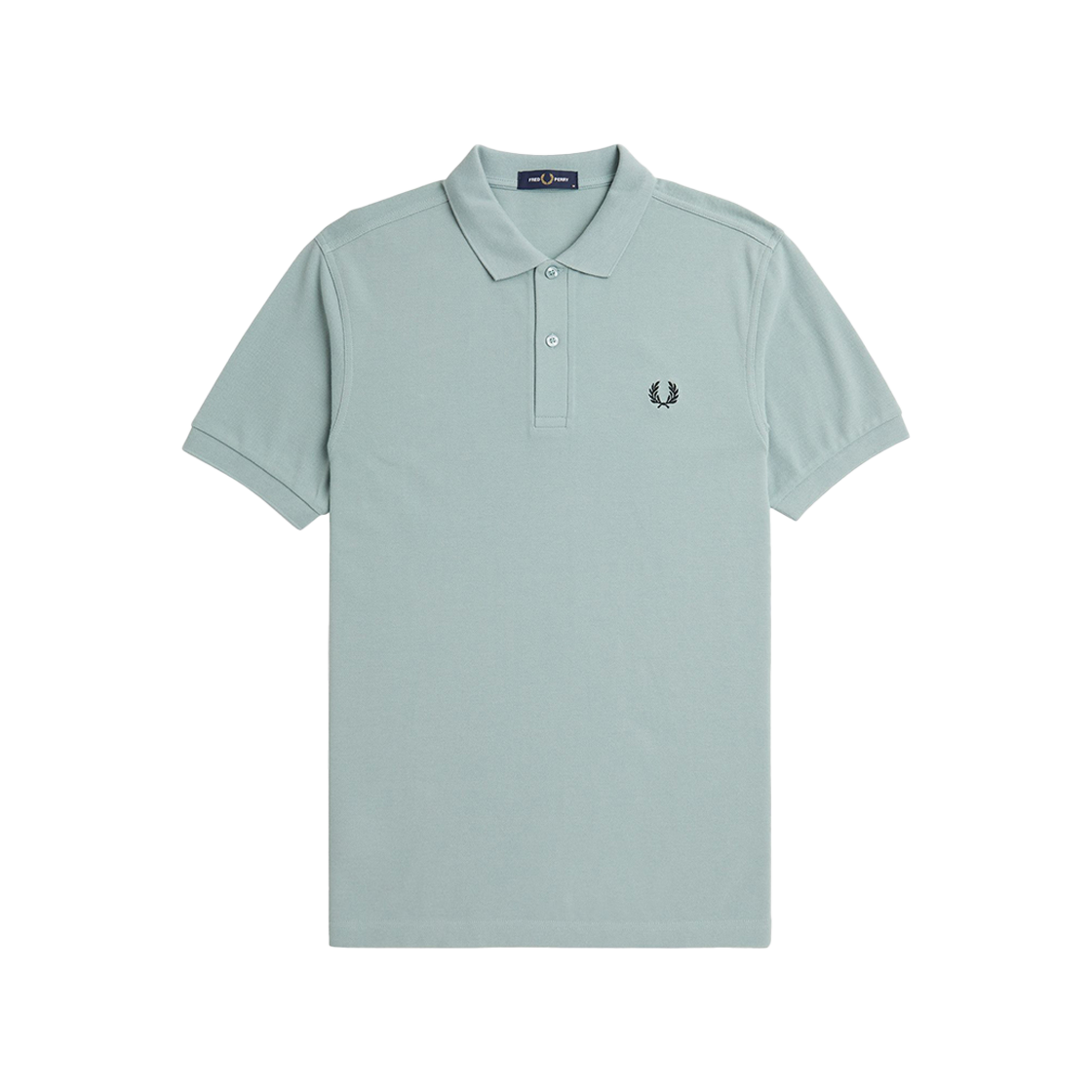 AFPM2436000-670 Fred Perry Plain Fred Perry Shirt Silver Blue