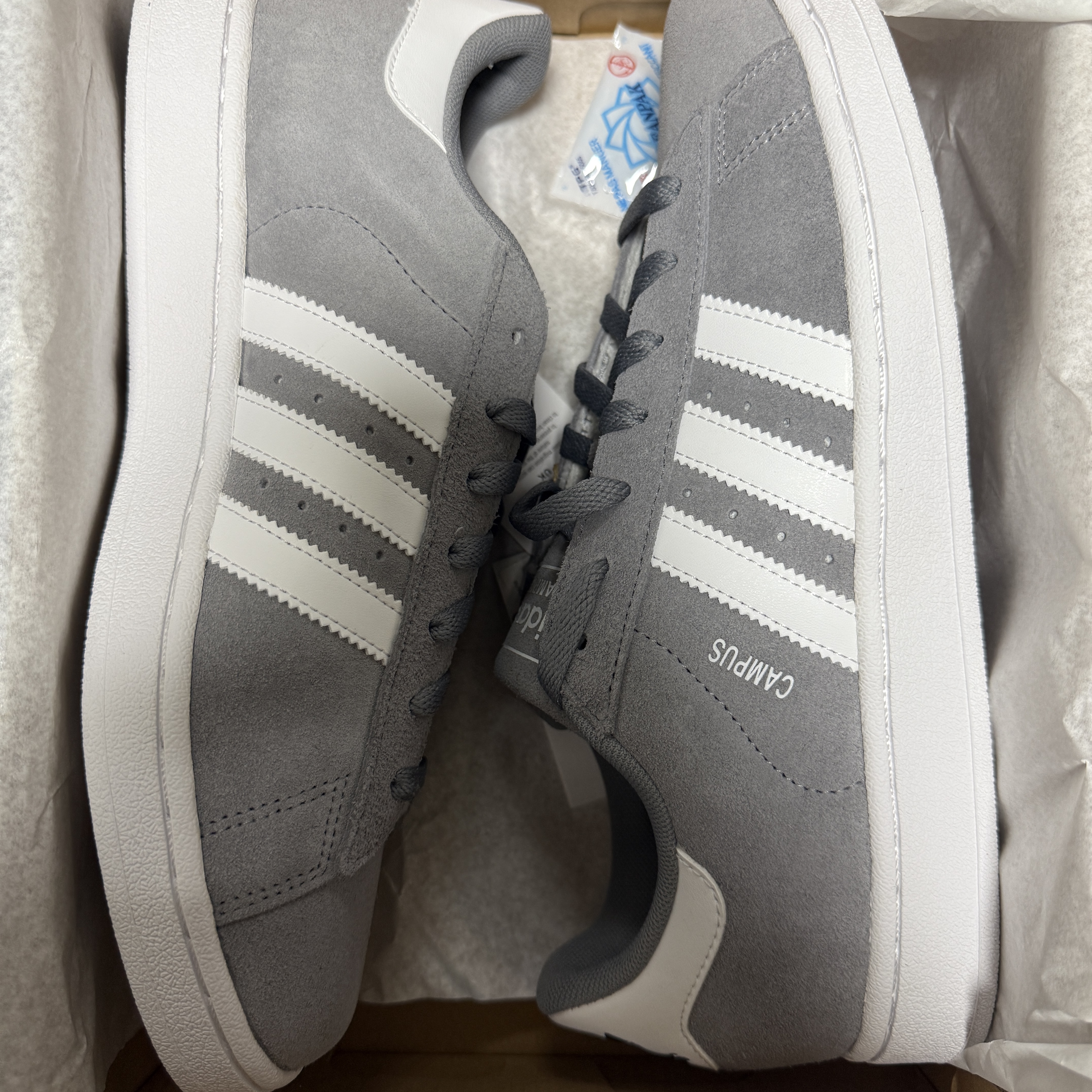 Adidas Campus 2 Grey White 착용 스타일