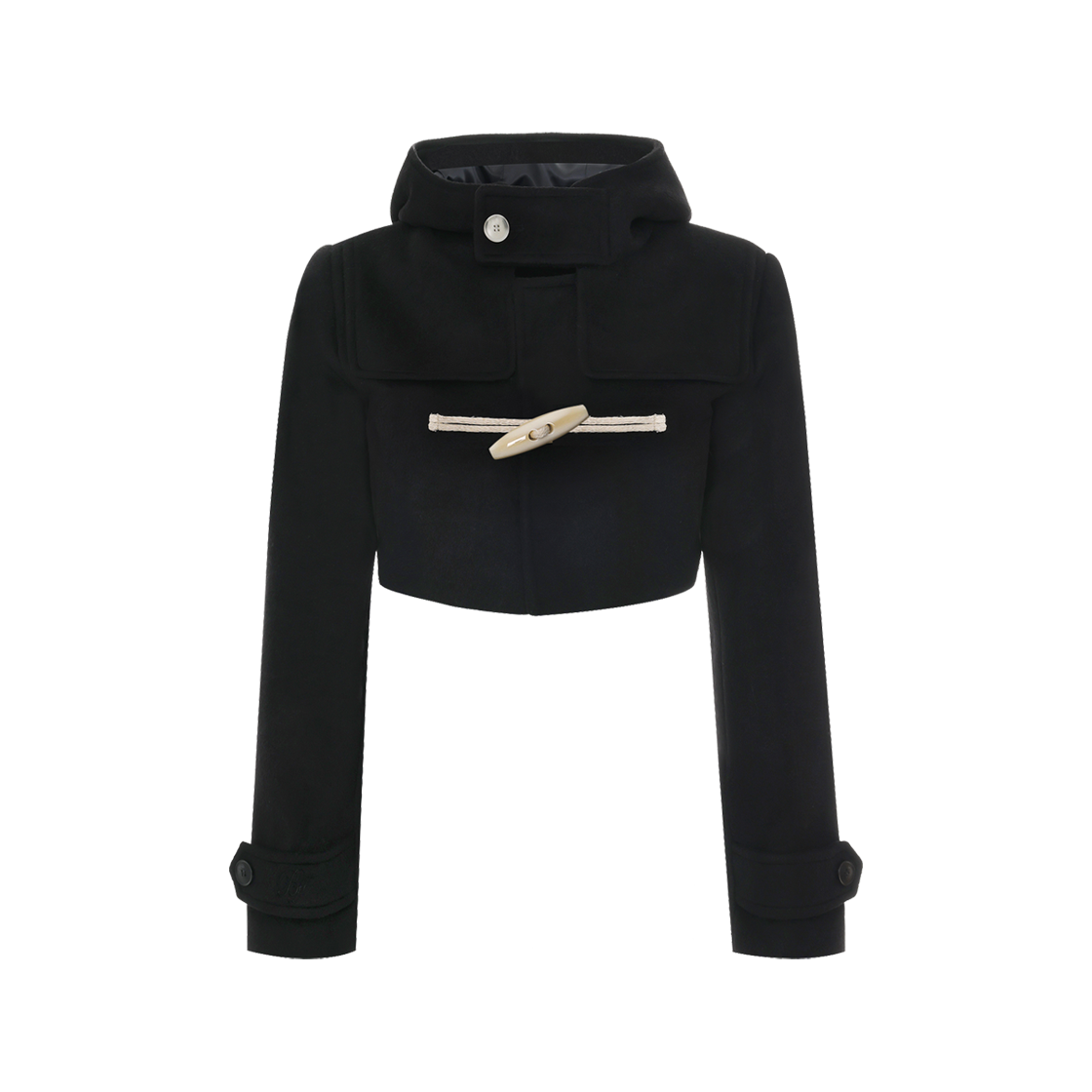 BN24FWOU03 BNFROM From Hood Tteokboki Black