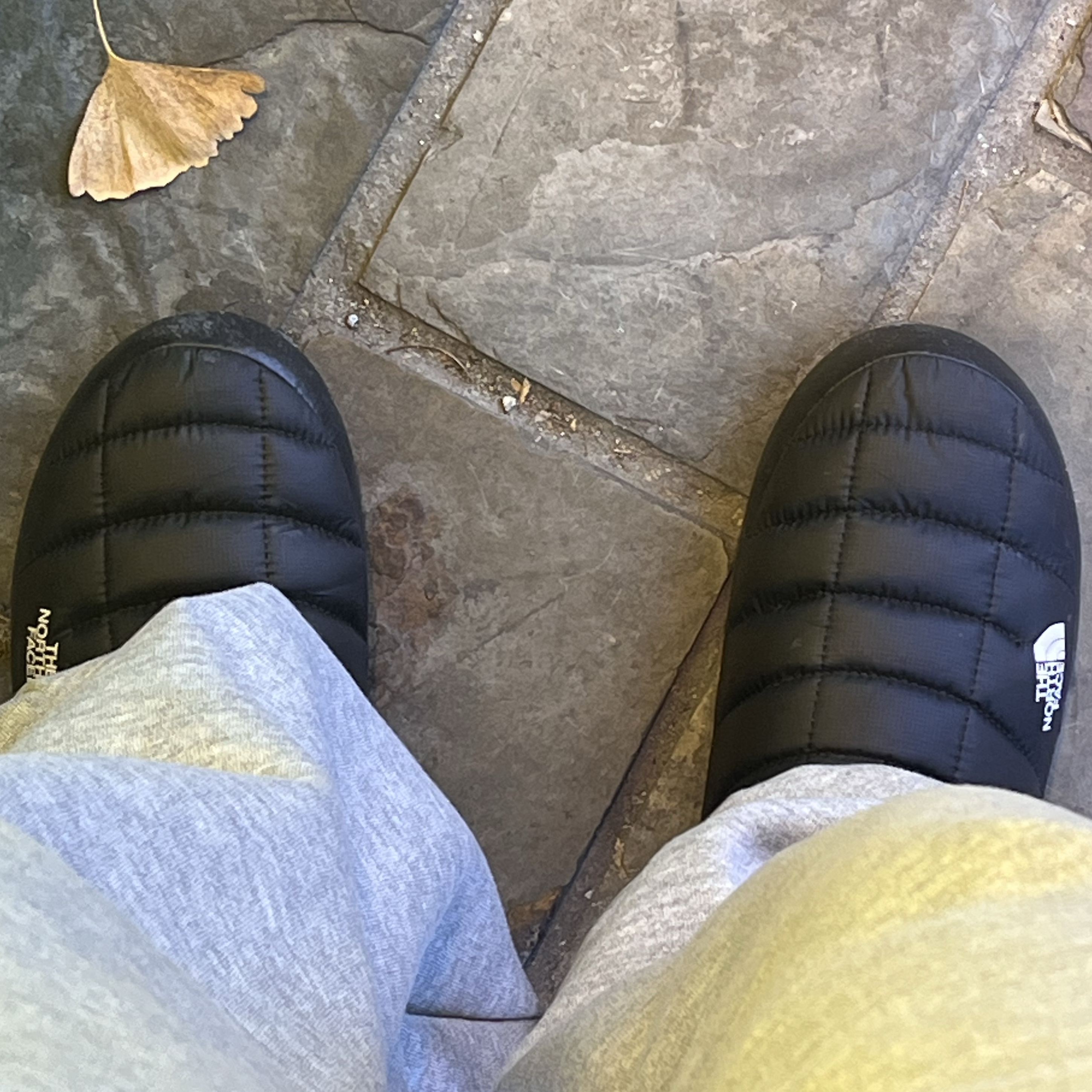 The North Face Thermoball Traction Mule V Black, (W) The North Face Thermoball Traction Mule V Black 착용 스타일