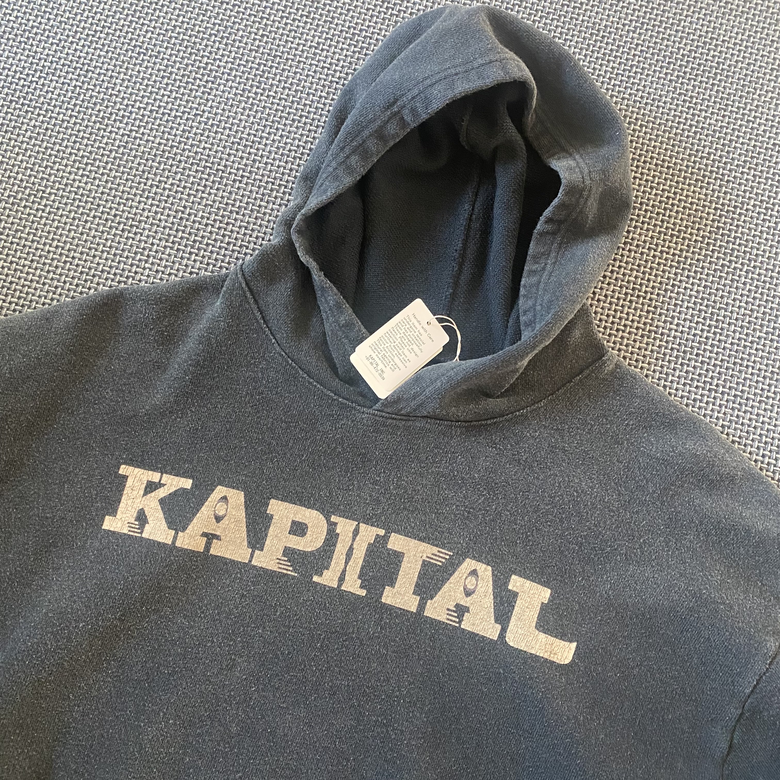 Kapital Fleece Hooded Sweatshirt Speakeasy Kapital Pt Black 착용 스타일