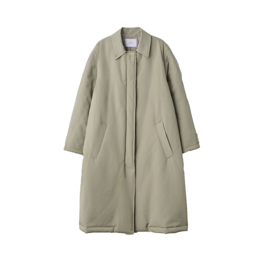 24FLCT001LKF Blank03 Padded Trench Coat Light Khaki