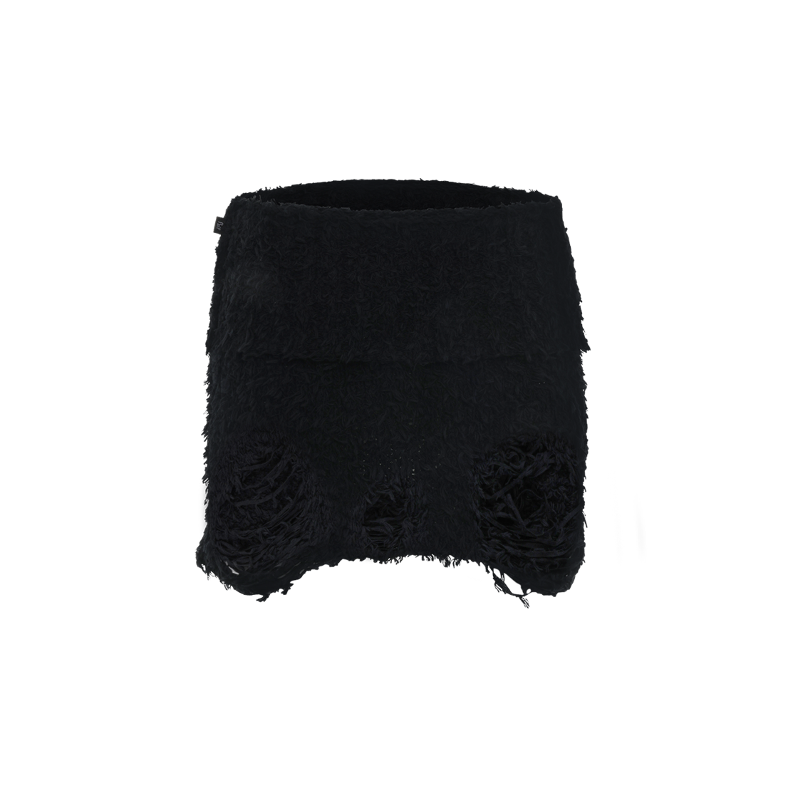 BN24FWSK02 BNFROM From Knit Skirt Black