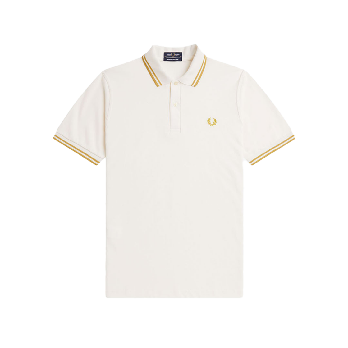 AFPM2430012-W79 Fred Perry The Original Twin Tipped Fred Perry Shirt Ecru