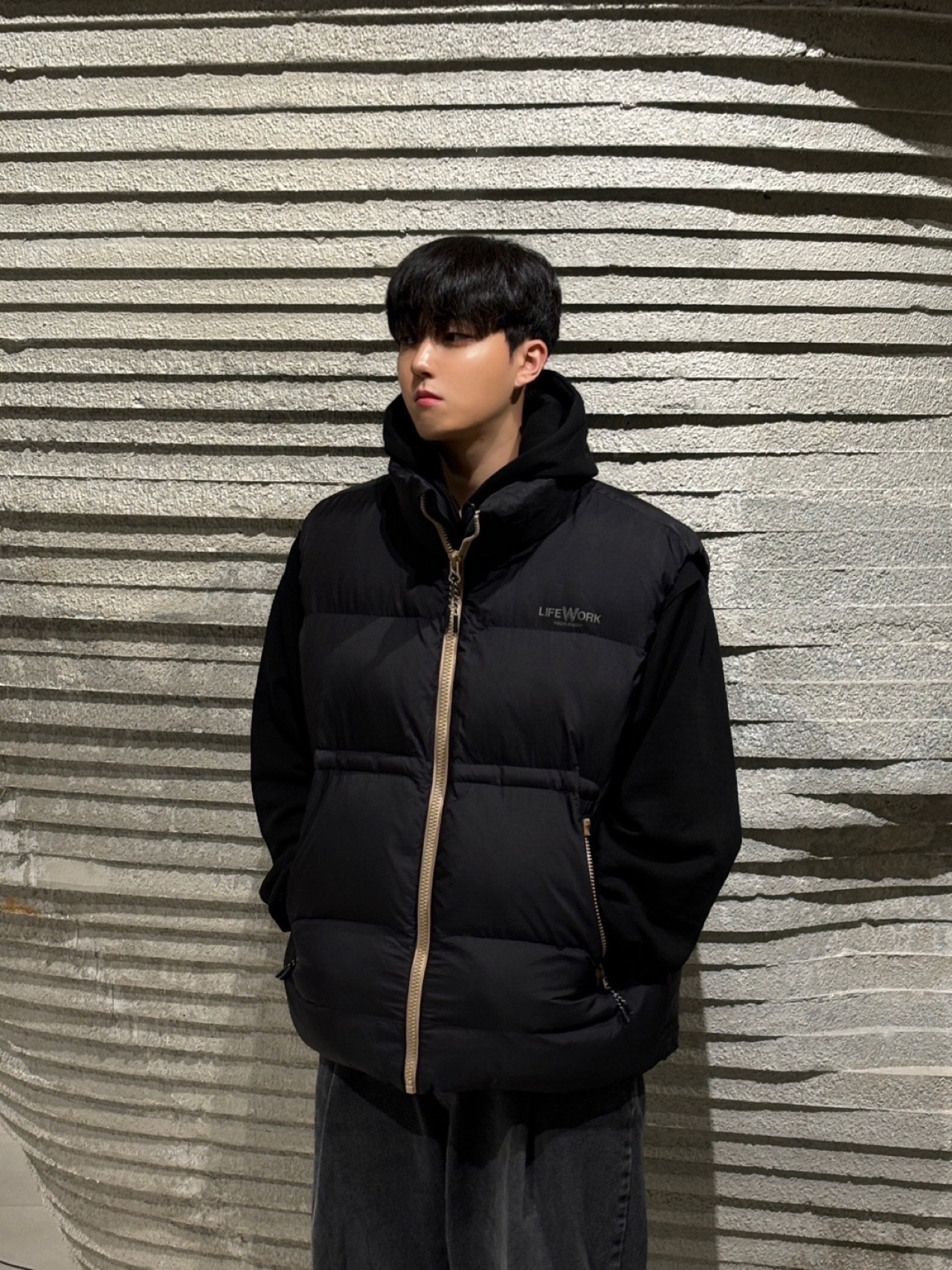 Reebok Trinity KFS Khaki Brown 착용 스타일 - 3