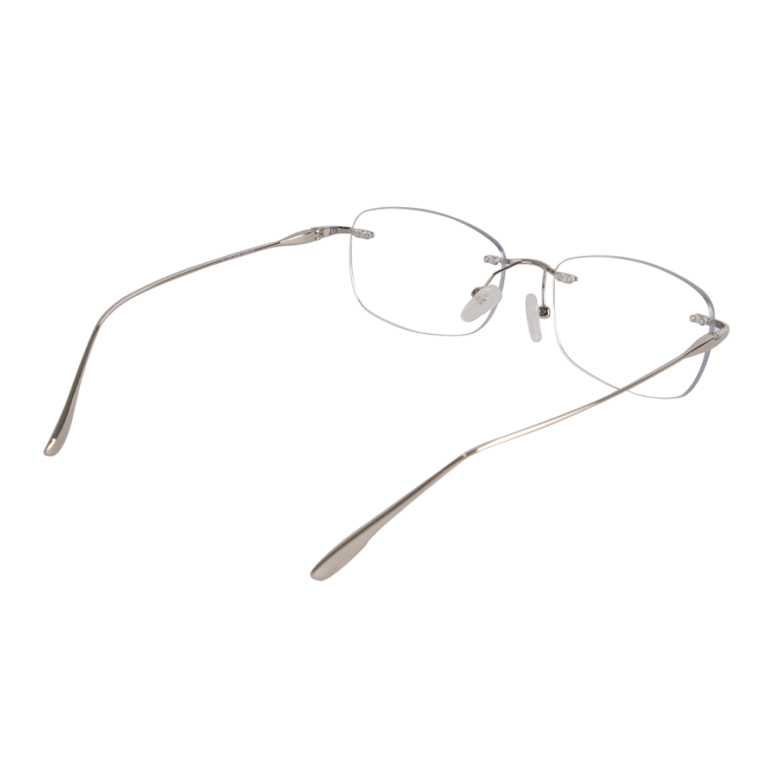 titan-rimless_02 [KREAM 단독] Hangle Blue Light Silver Titan Square Rimless - #4