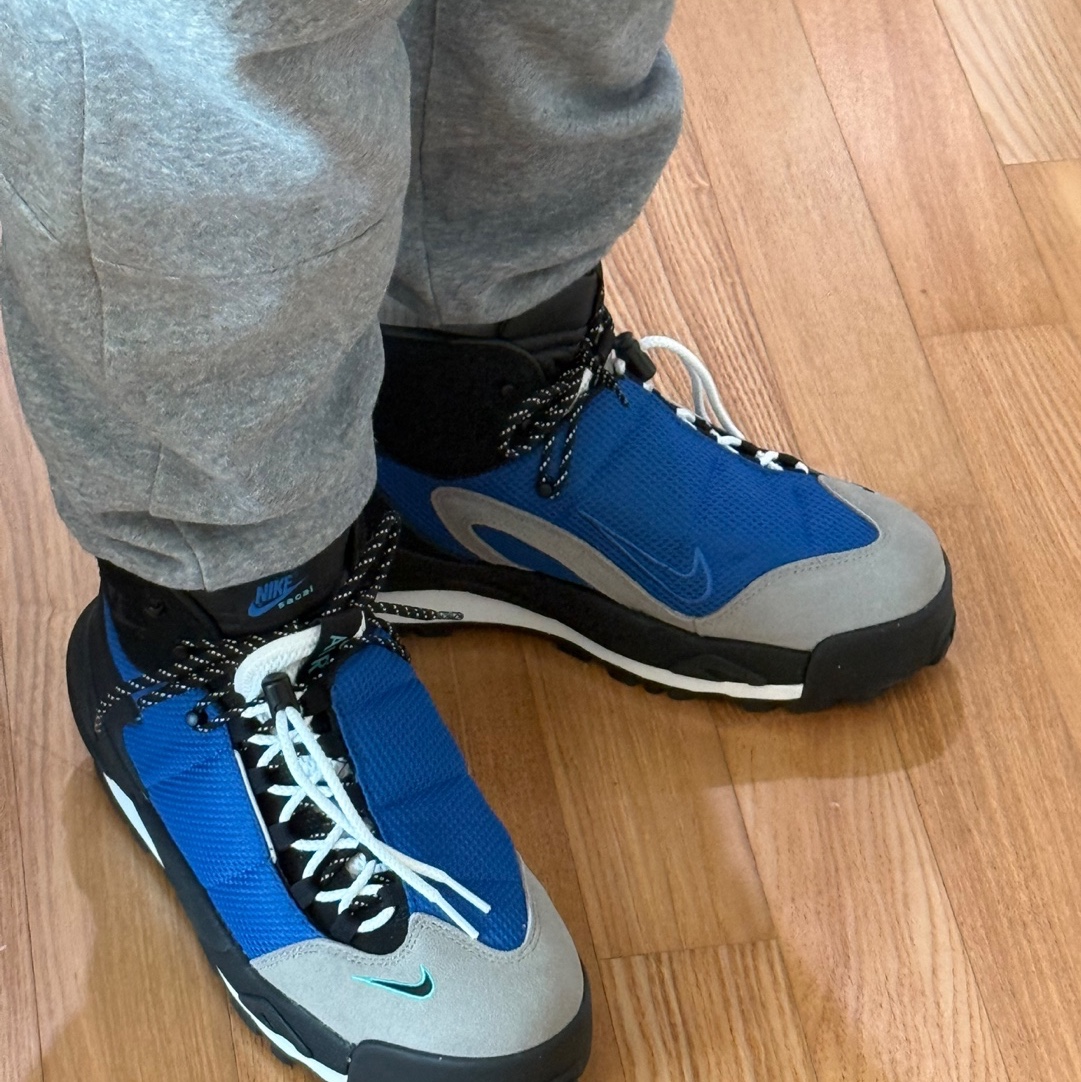 Nike x Sacai Magmascape SP Varsity Royal 착용 스타일 - 1