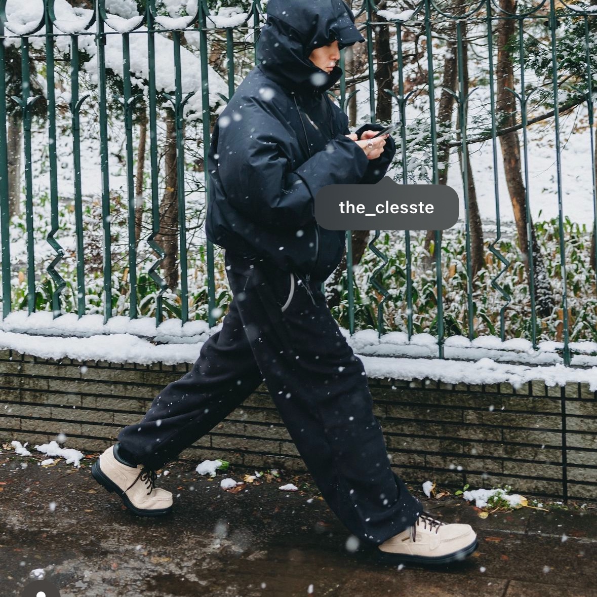 Timberland x Thisisneverthat Heritage Gore-Tex Moc Toe Mid Boots Desert - Wide 착용 스타일 - 1