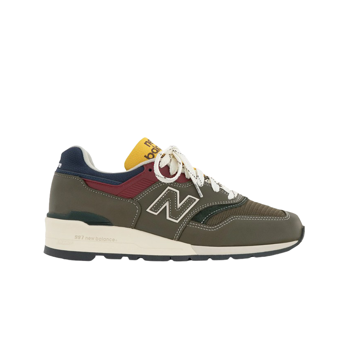 뉴발란스 x 에메 레온 도르 997 메이드 인 USA 다크 모스 앙고라(New Balance x Aime Leon Dore 997 Made in USA Dark Moss Angora)