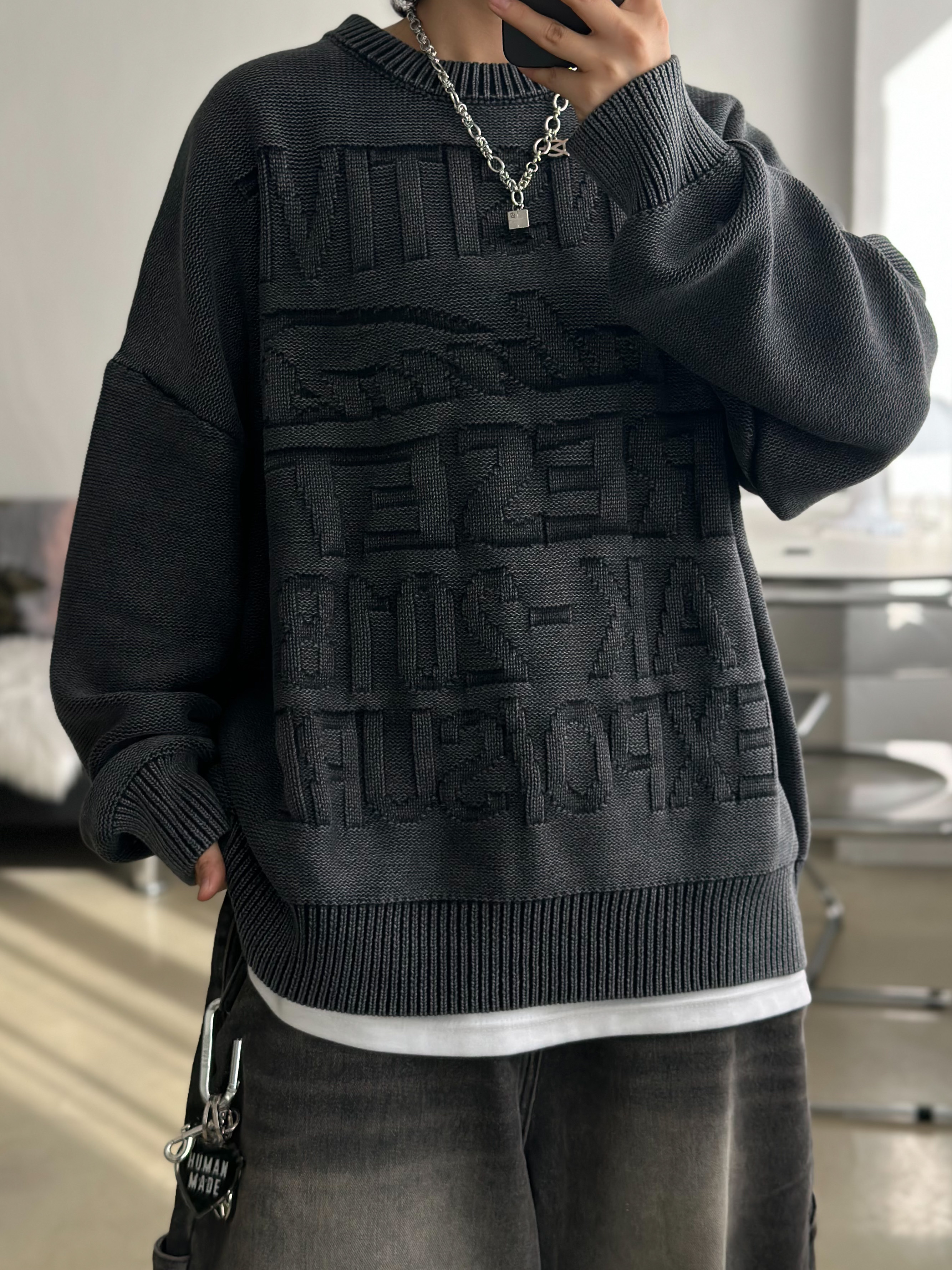 Supreme Featherweight Down Trooper Black - 23FW, Human Made Heart Keyring Black 착용 스타일 - 6