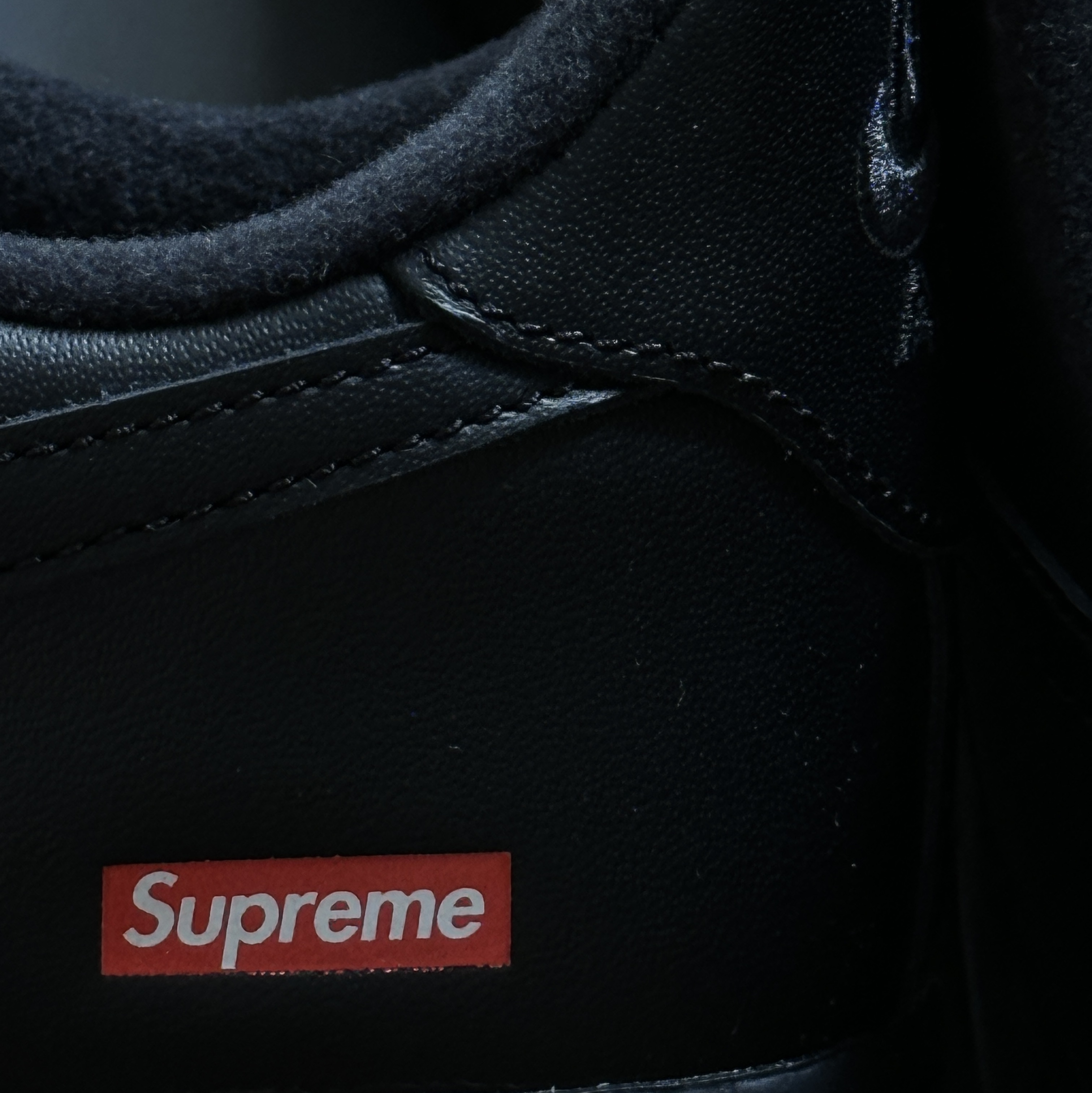 YIYAE Oxford Panel Cargo Pants Vintage Black, Nike x Supreme Air Force 1 Low Black 착용 스타일 - 2