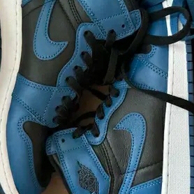 (GS) Jordan 1 Retro High OG Dark Marina Blue 착용 스타일