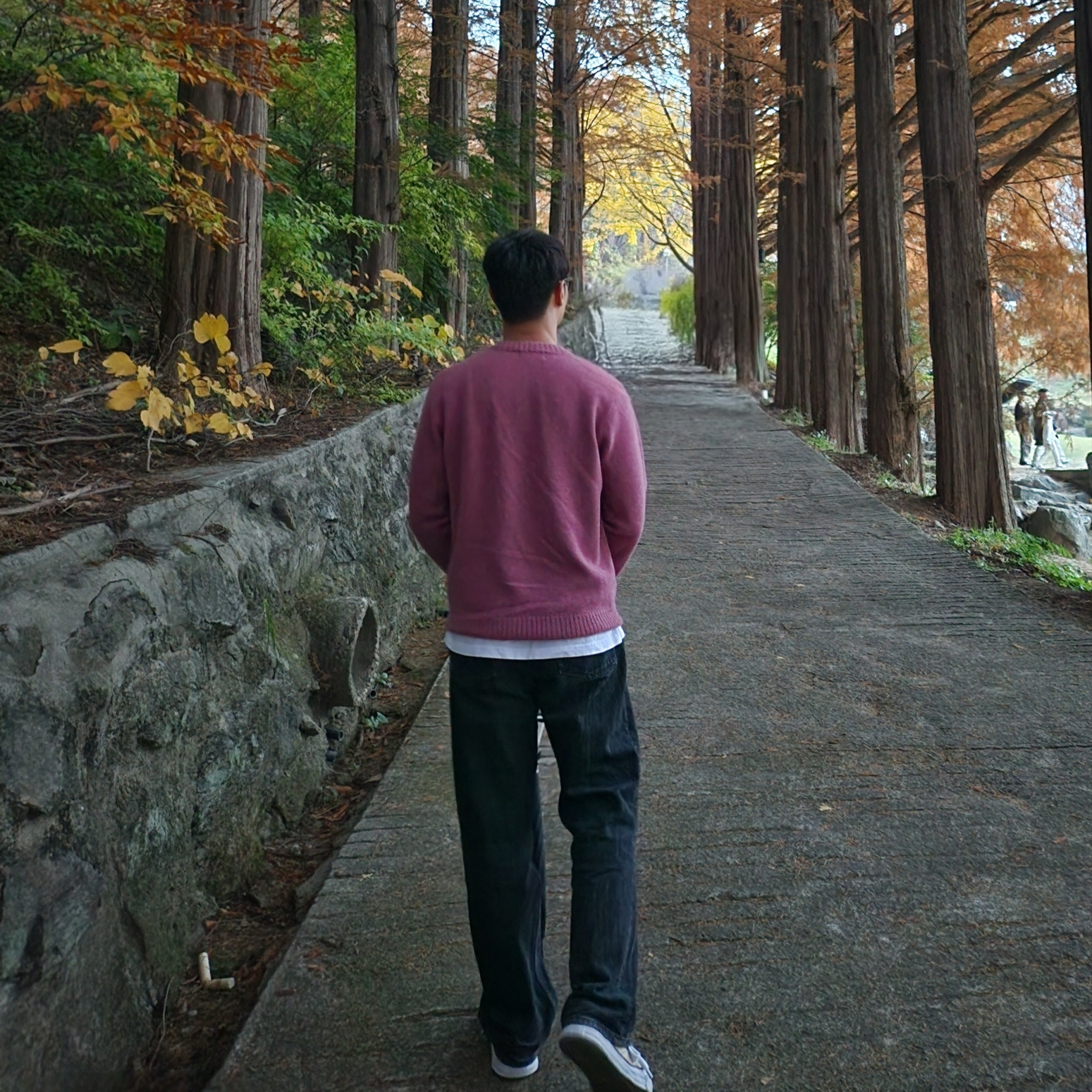 Maison Mihara Yasuhiro Peterson OG Sole Canvas Low-top Sneakers Natural 착용 스타일