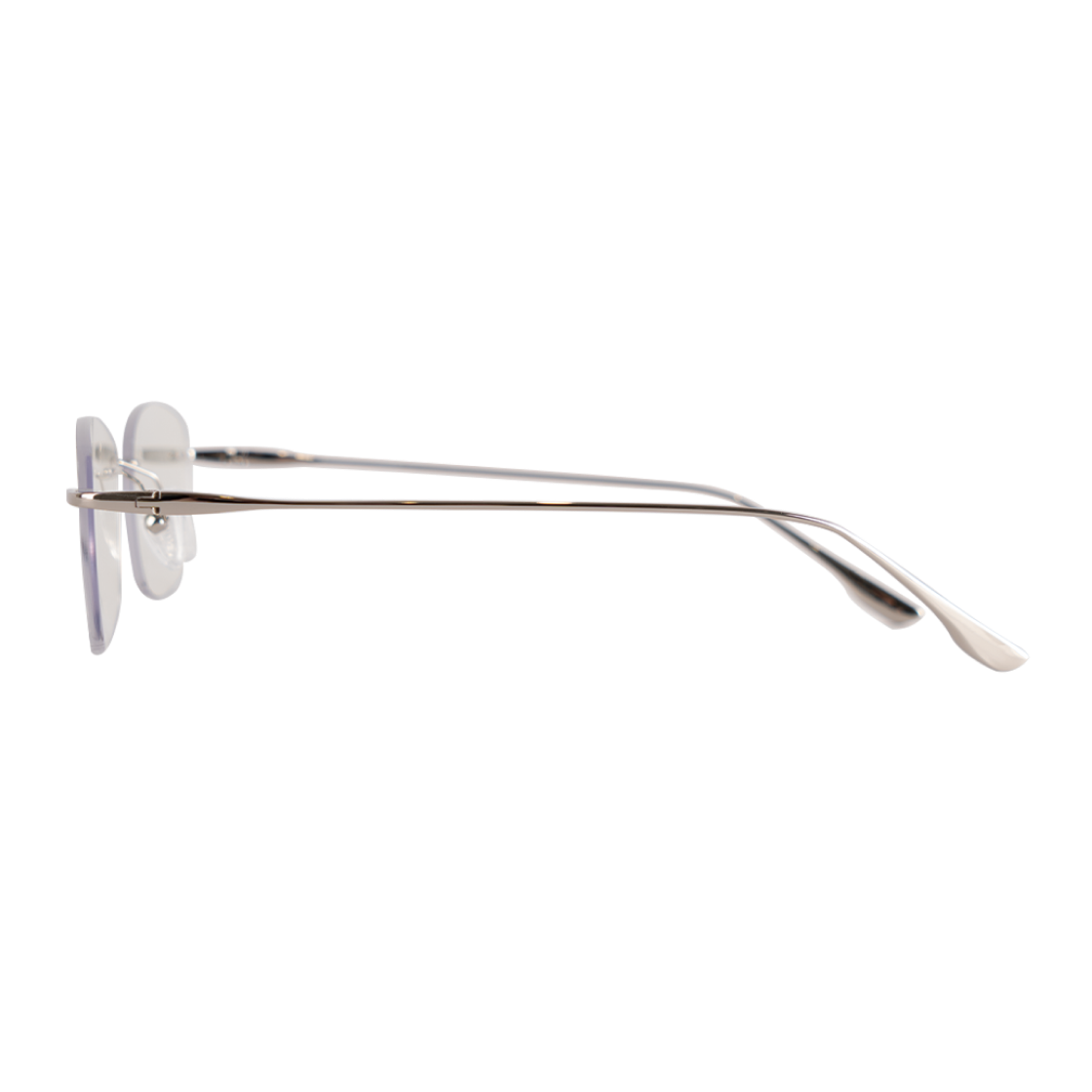 titan-rimless_02 [KREAM 단독] Hangle Blue Light Silver Titan Square Rimless - #2