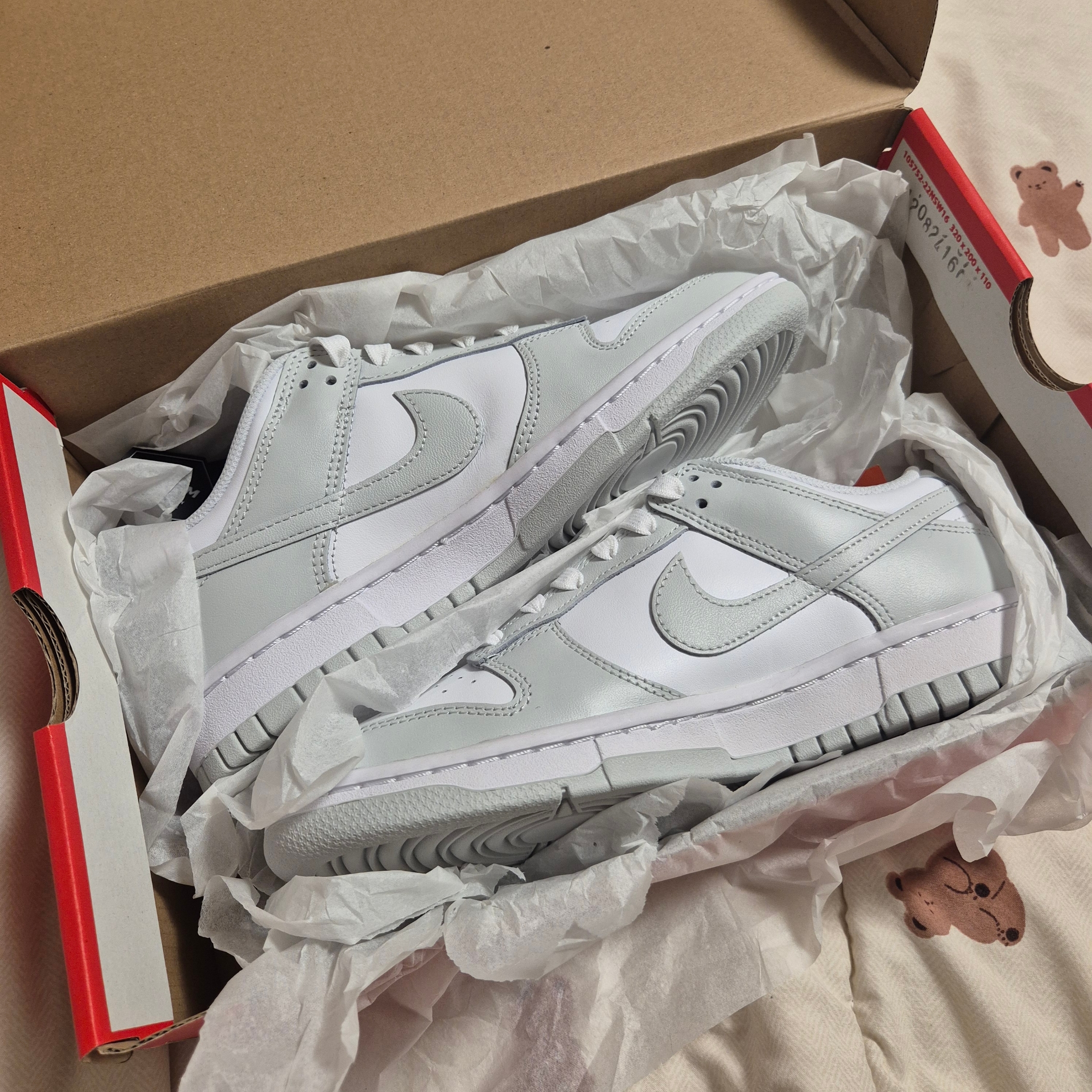 (W) Nike Dunk Low Photon Dust 착용 스타일