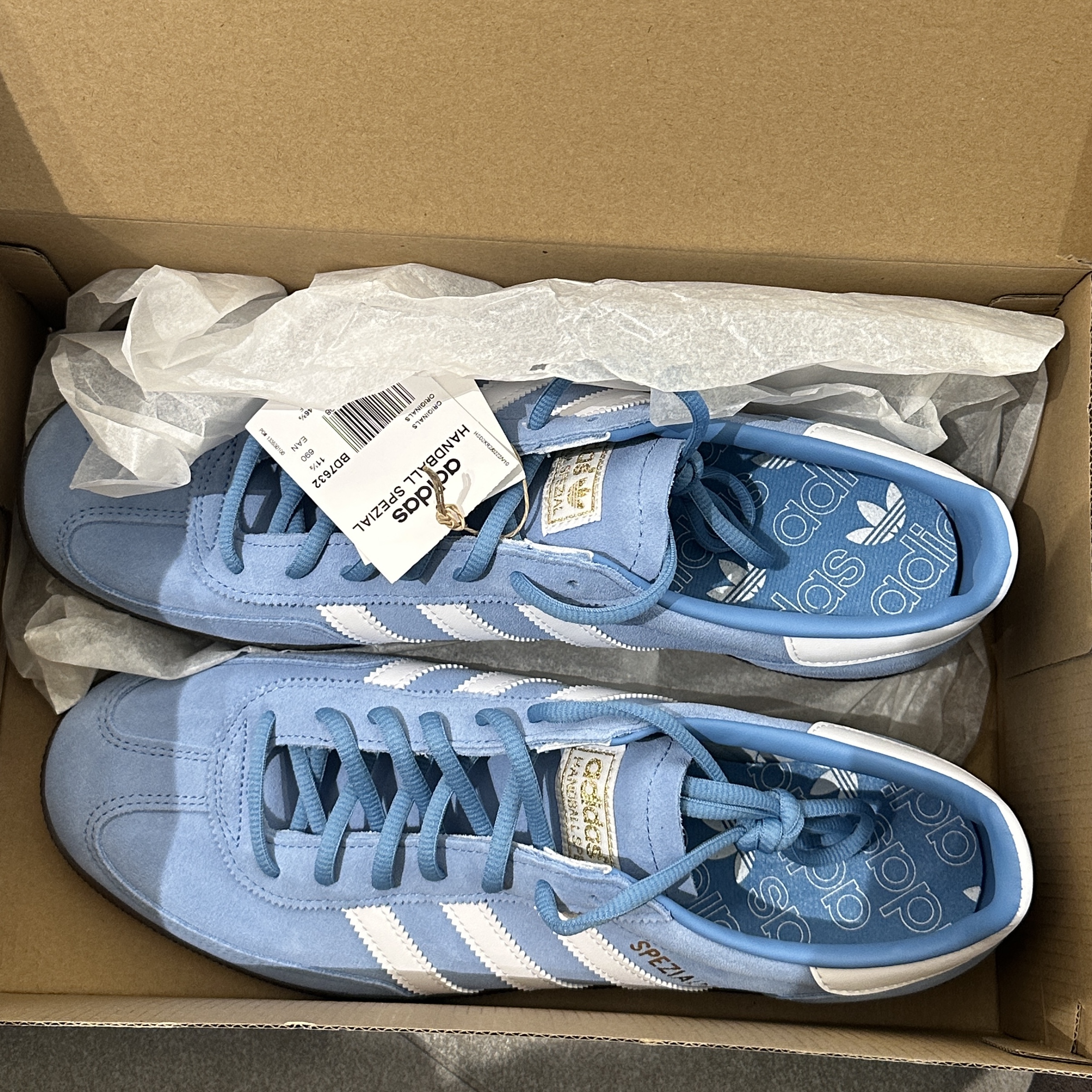 Adidas Spezial Handball Light Blue 착용 스타일