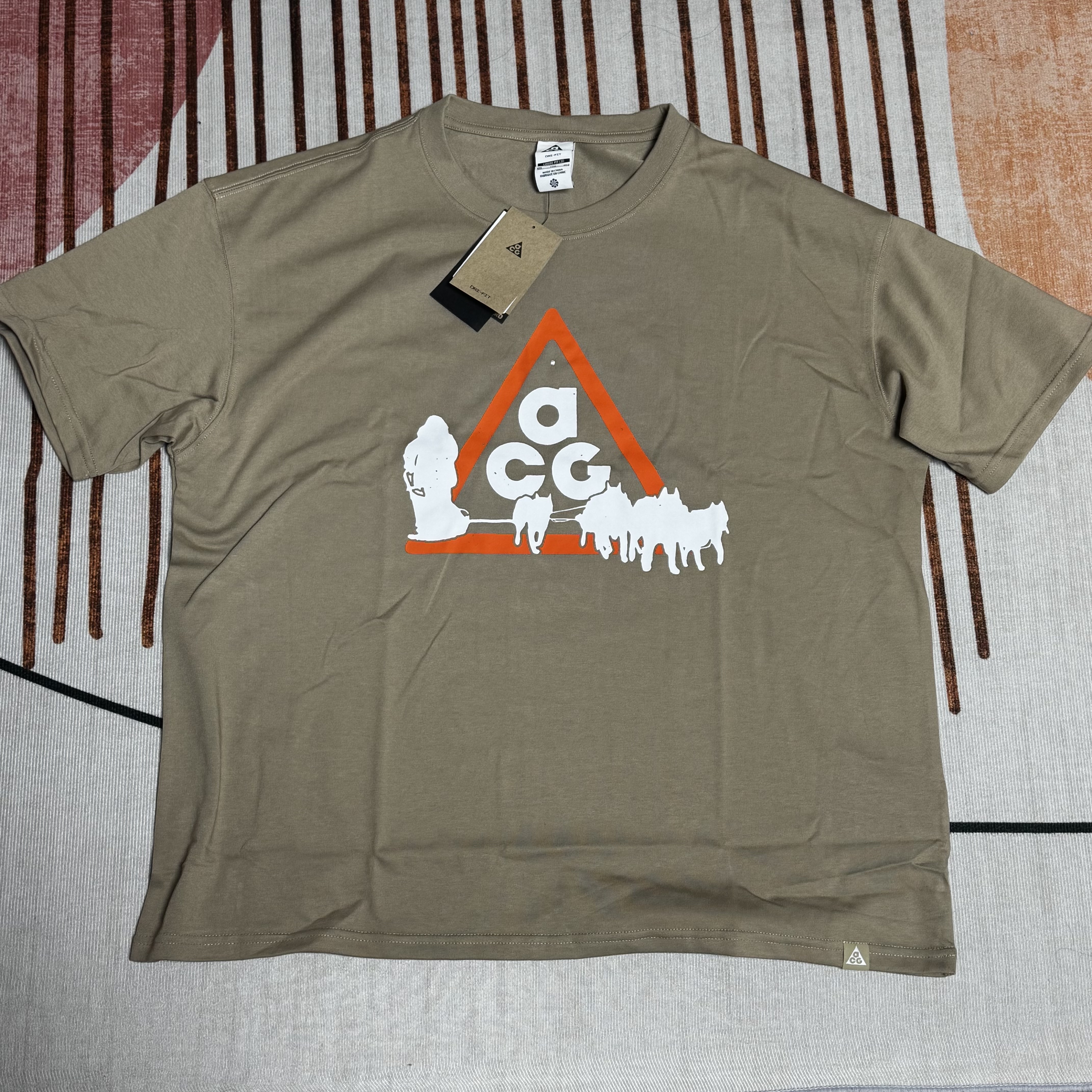 Nike ACG Dri-Fit T-Shirt Dark Stucco - Asia 착용 스타일