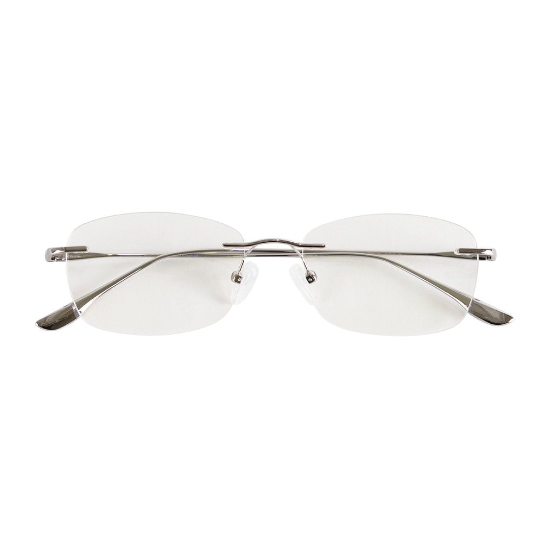 titan-rimless_02 [KREAM 단독] Hangle Blue Light Silver Titan Square Rimless - 대표 이미지 #1