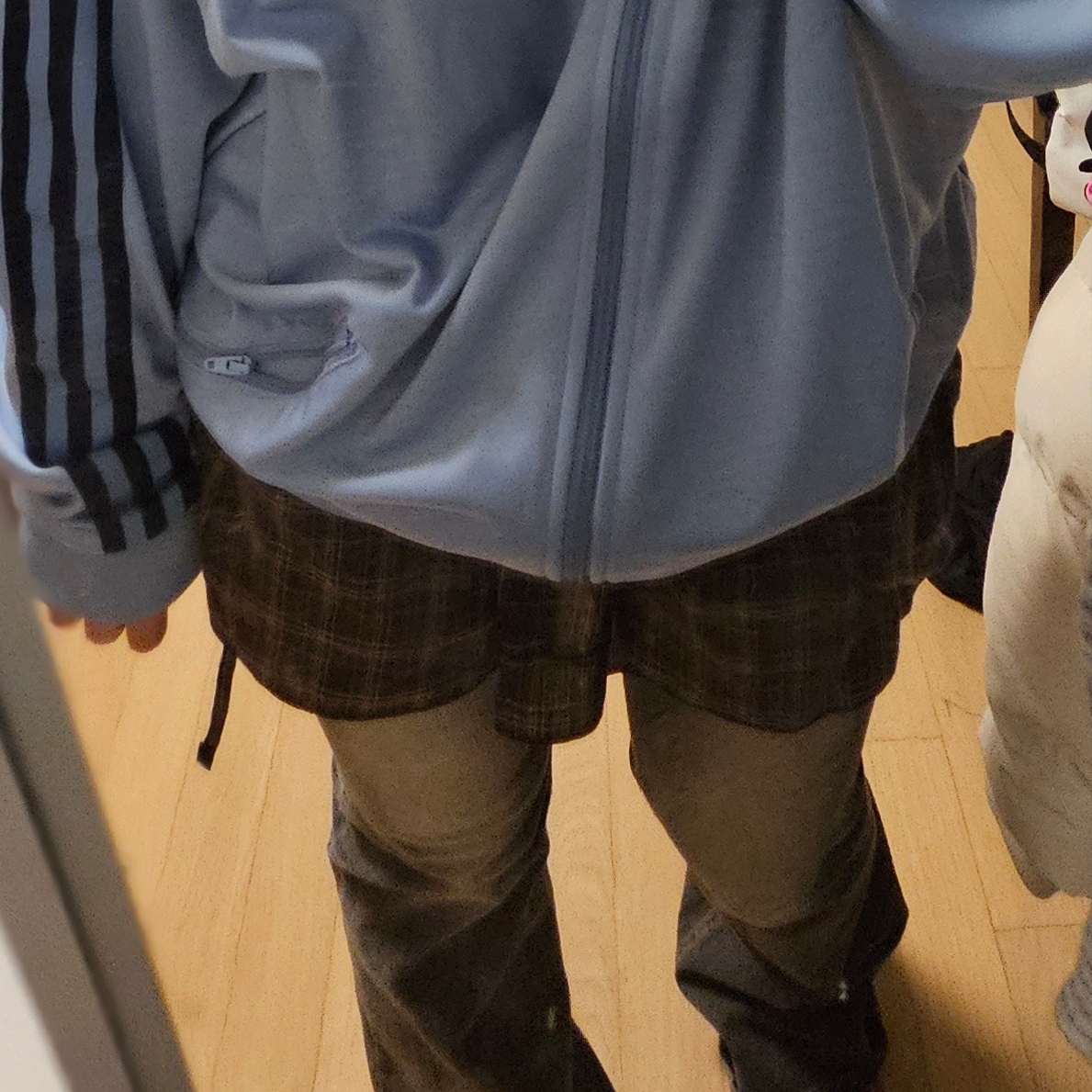 Adidas Beckenbauer Track Top Ambient Sky - KR Sizing 착용 스타일 - 3