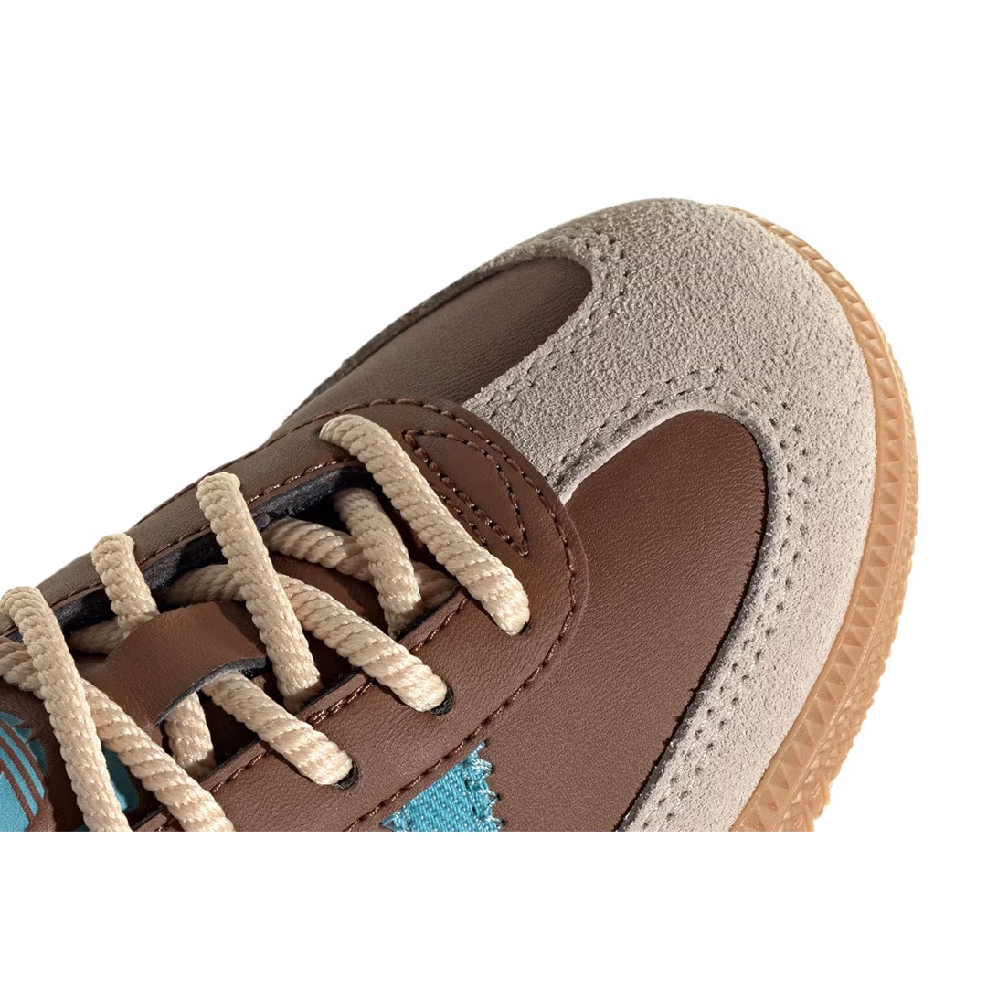Adidas Samba OG Cream White Dark Brown, Adidas x JJJJound Samba OG Mesa 착용 스타일 - 7