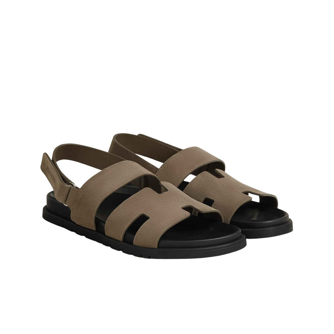 에르메스 지니어스 샌들 스웨이드 고트스킨 & 에뚜쁘(Hermes Genius Sandal Suede Goatskin & Etoupe) - 2